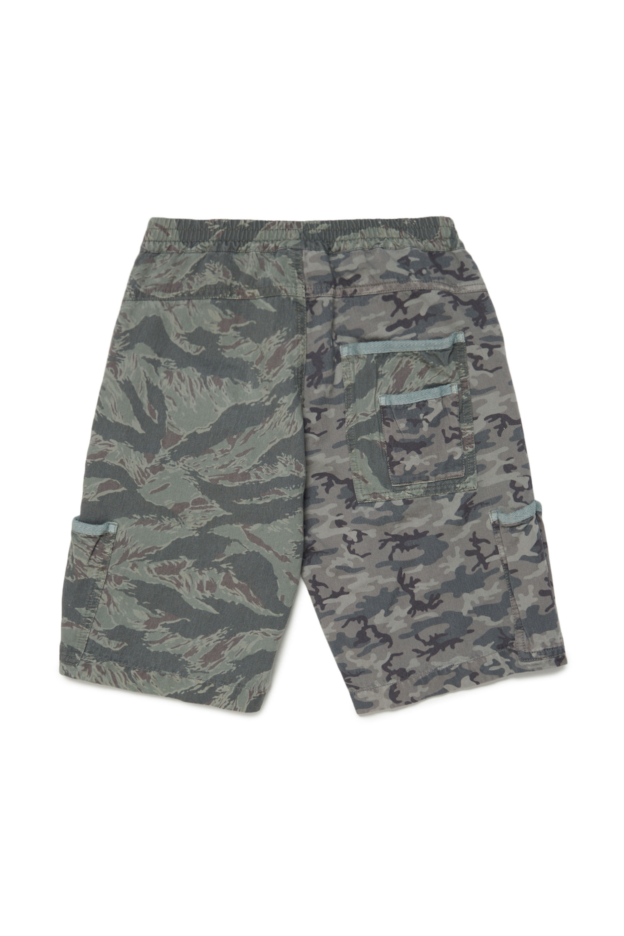Diesel - PIEK-CMF, Male's キッズ ショートパンツ カモフラージュ in ミリタリーグリーン - 2