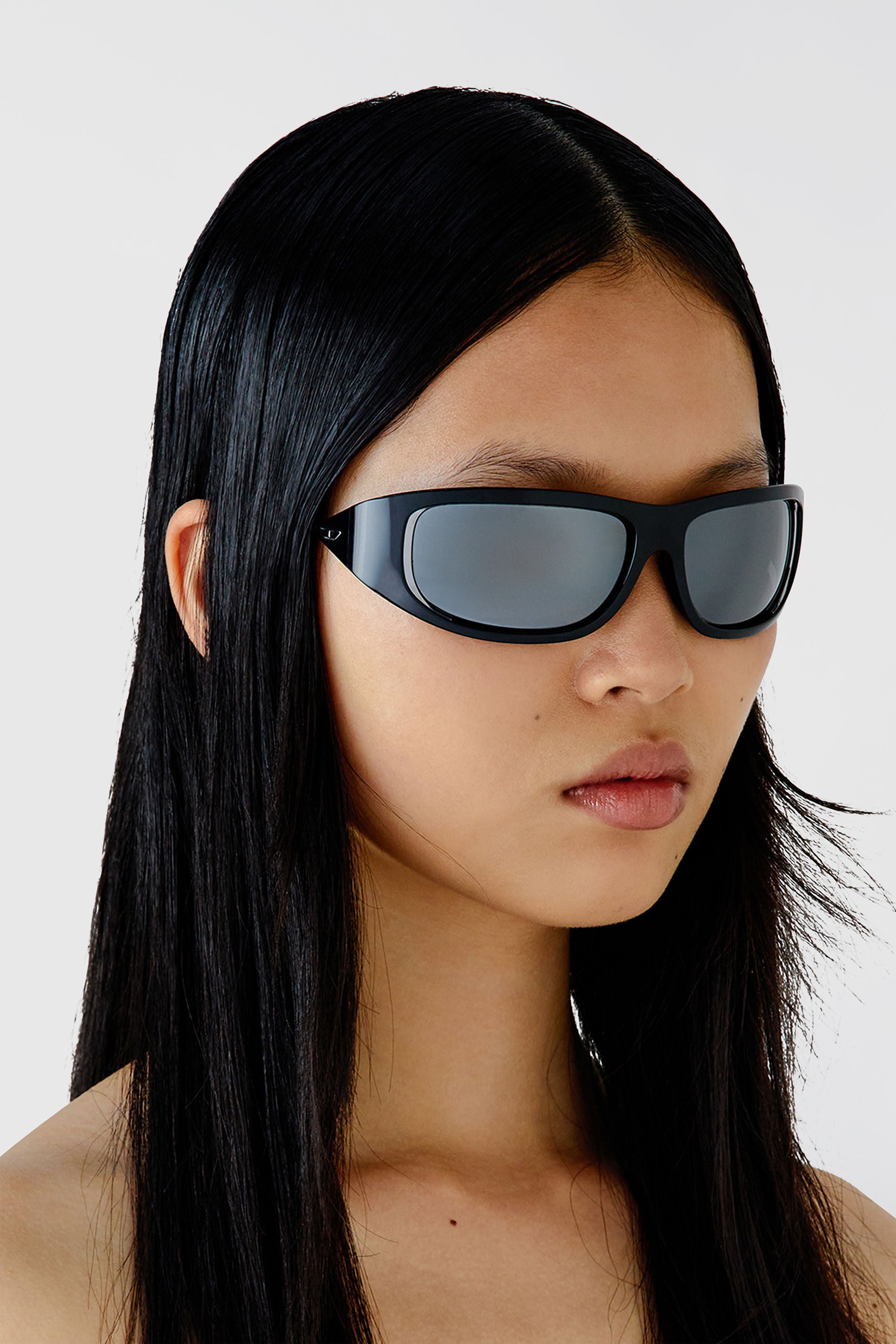 Diesel - 0DL3001 SIZE 61, Unisex's サングラス in ブラック/フラッシュミラー - 6