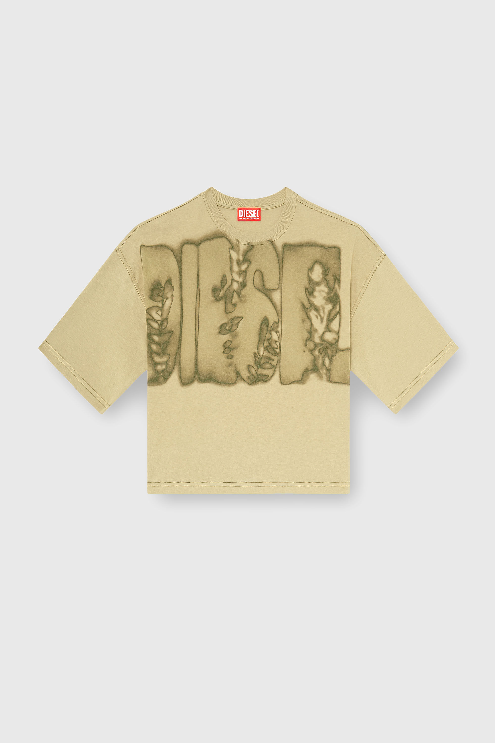 Diesel - T-CROPYN-AA1, Female's Tシャツ in グリーン - 2