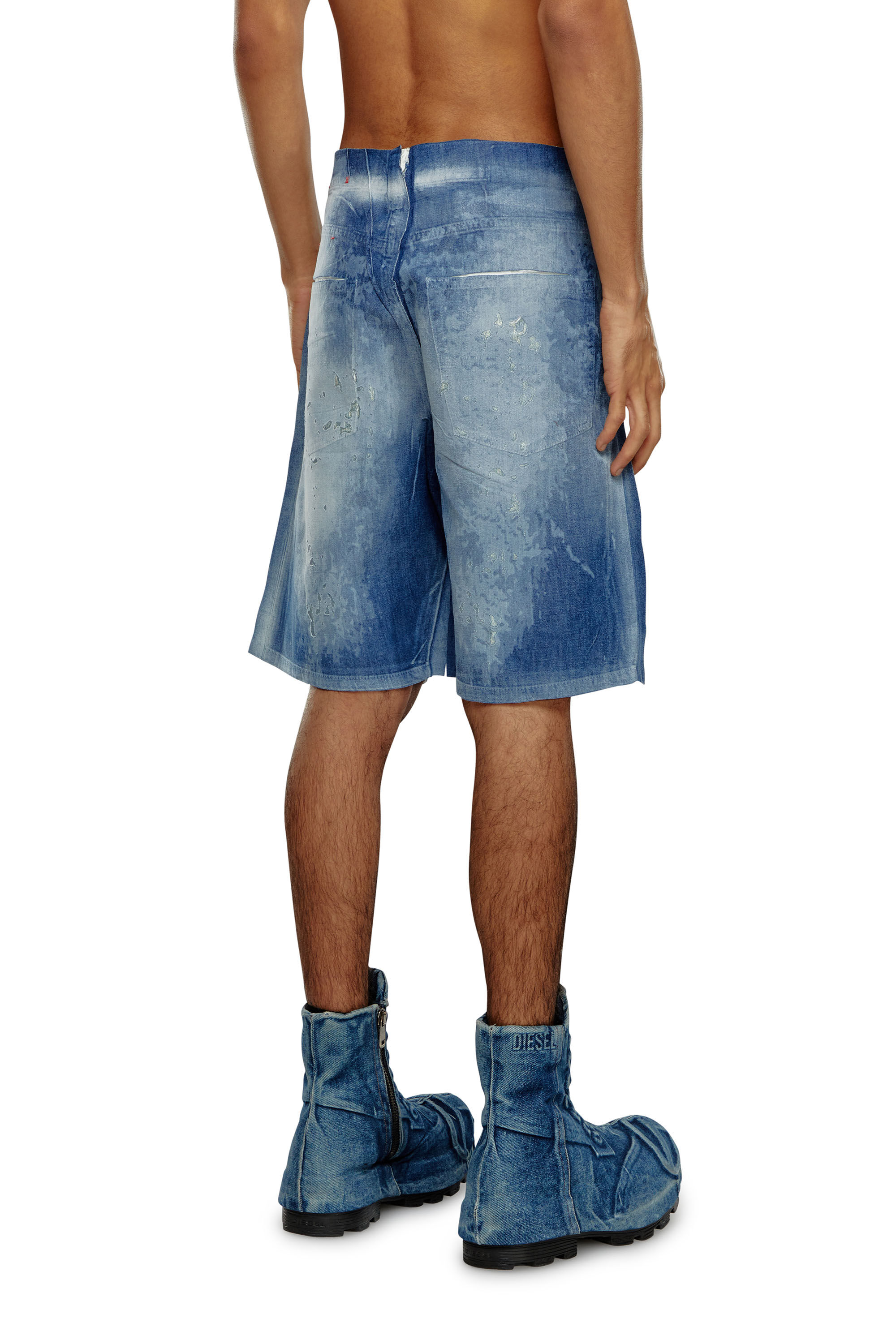 D-SHORTY-FSE Shorts in peel-off denim｜ブルー｜メンズ｜DIESEL