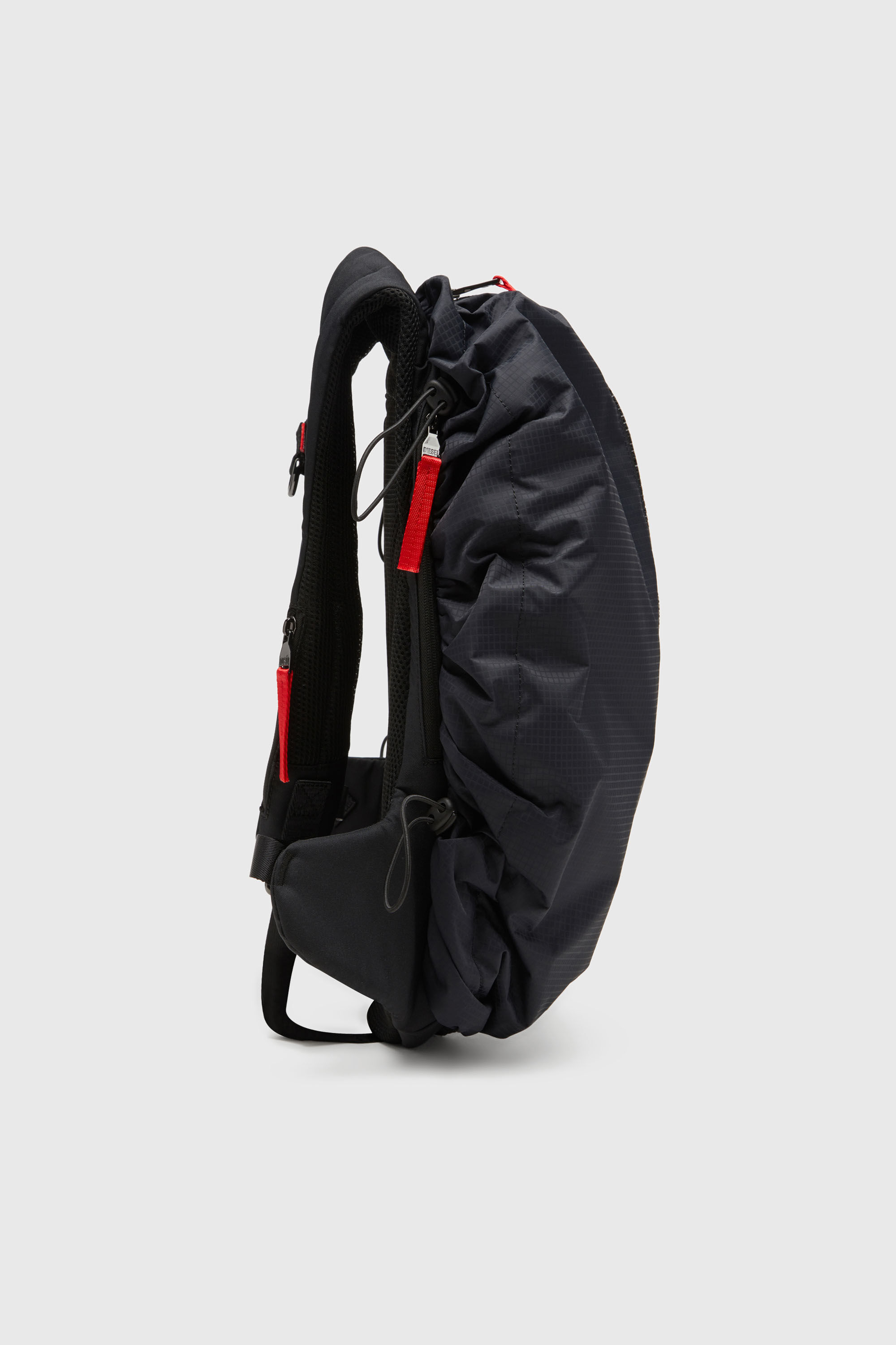 ZIP-D BACKPACK X Zip-D-Backpack in check-jacquard shell｜ブラック