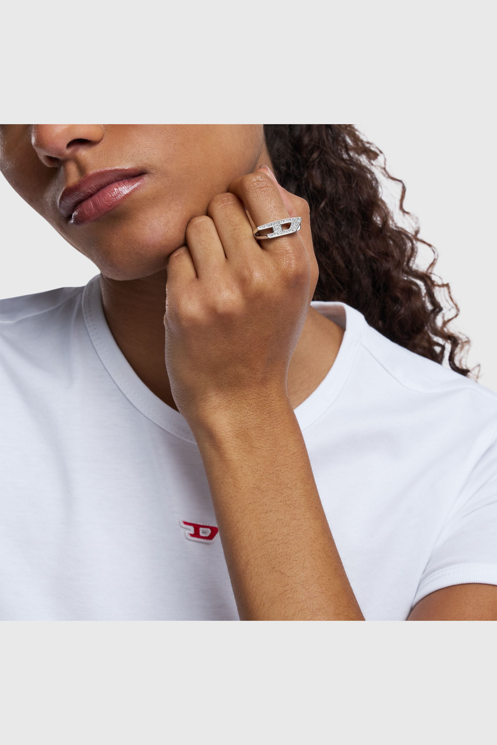DX1629040 JEWELLERY リング｜シルバー｜ウィメンズ｜DIESEL