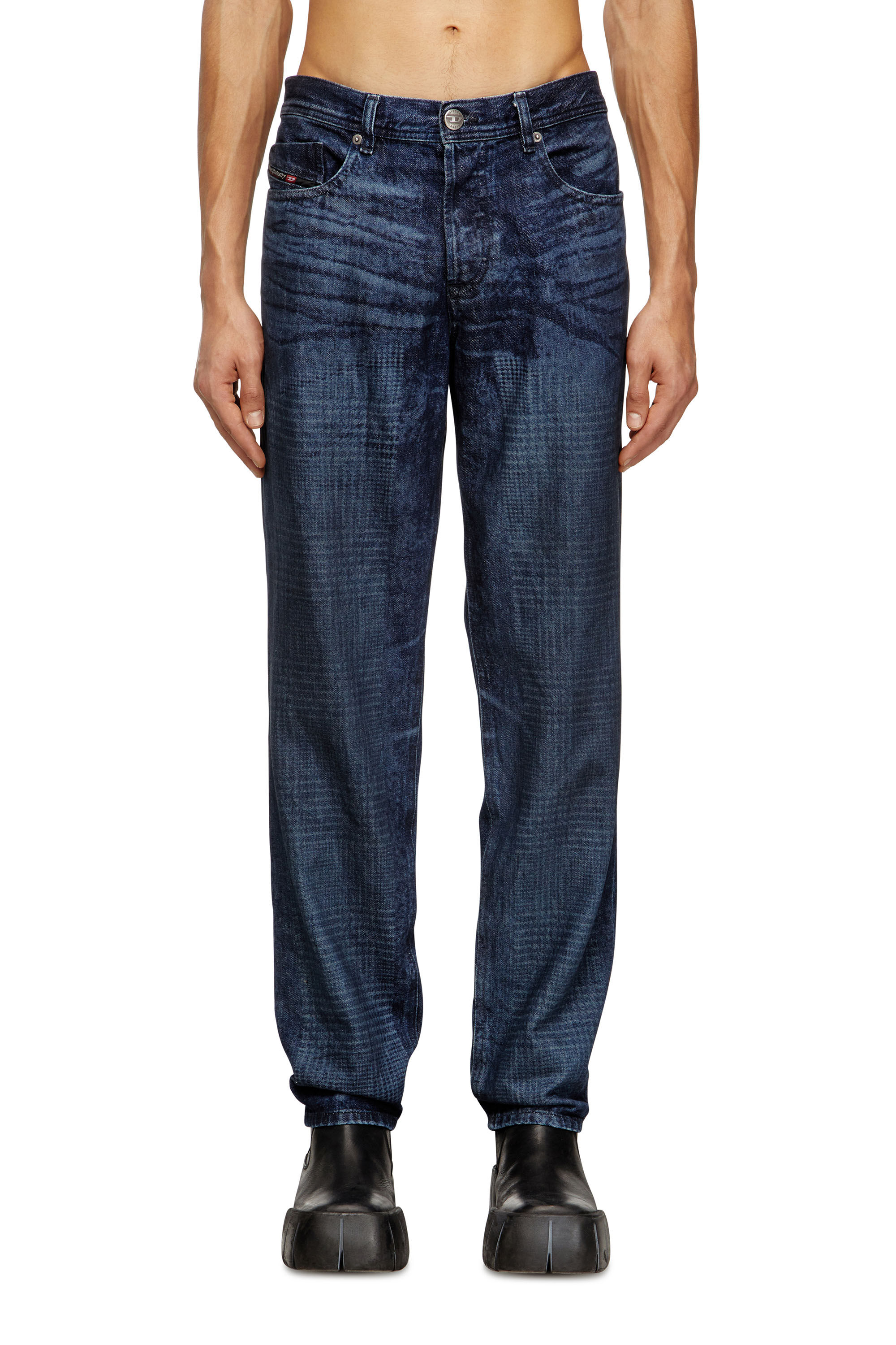 Diesel - Male's Regular Jeans 2023 D-Finitive 007CV, ダークブルー - 3