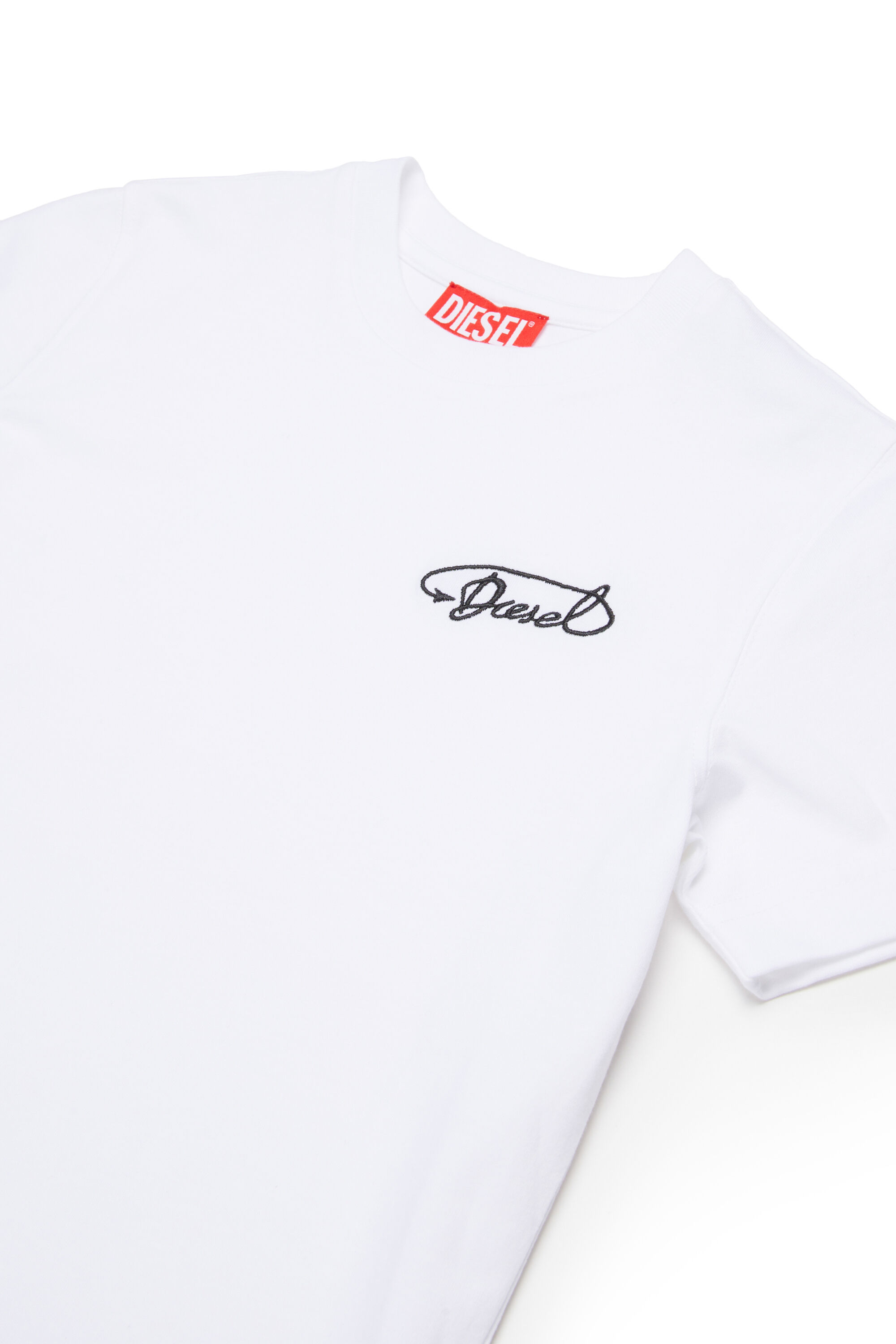 DIESEL ロゴカットワークカットソー Diesel カットアウトオーバルDロゴTシャツ TANGIE ｜ディーゼル
