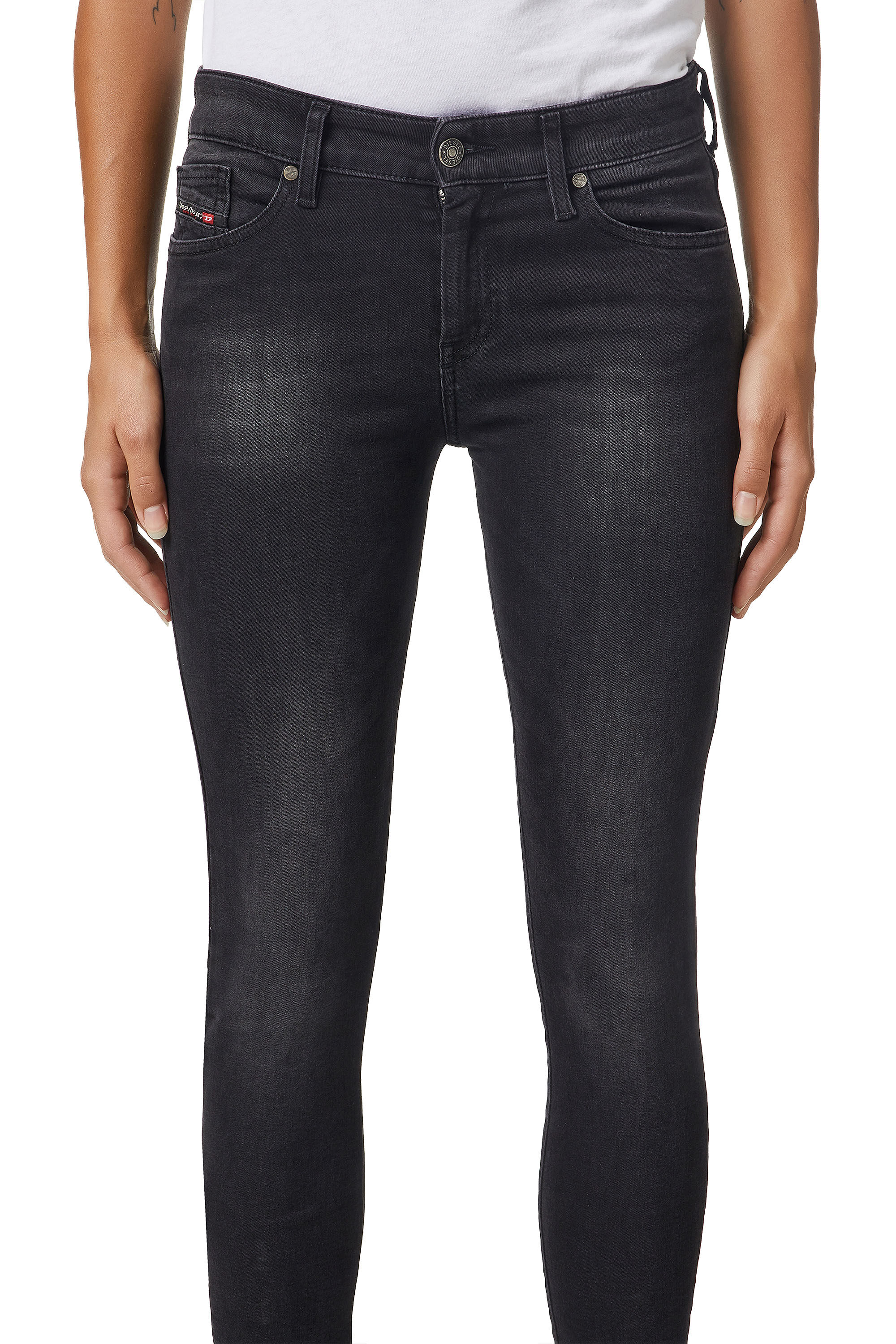 Diesel - 2017 SLANDY 069JW Super skinny Jeans,  - Image 4