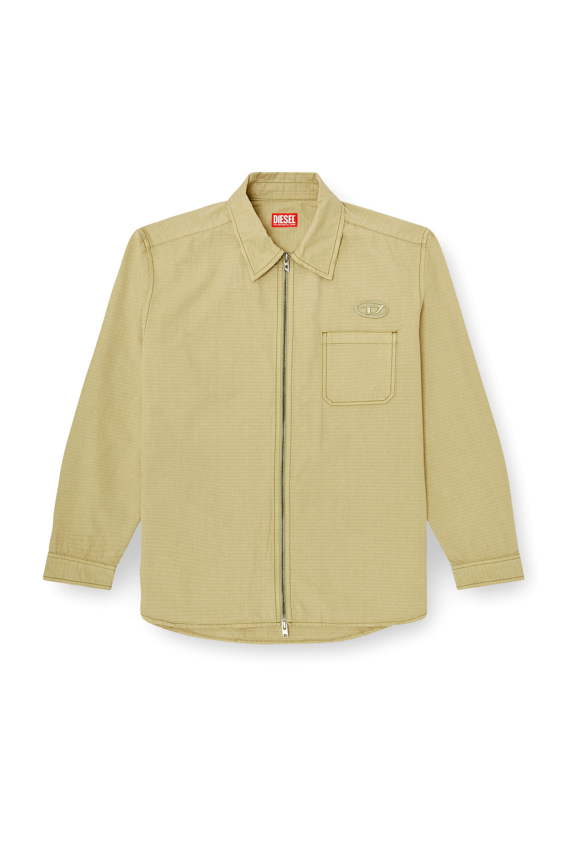 Diesel - S-ALIAS-ZIP, Male's ジップアップシャツ in null - 2