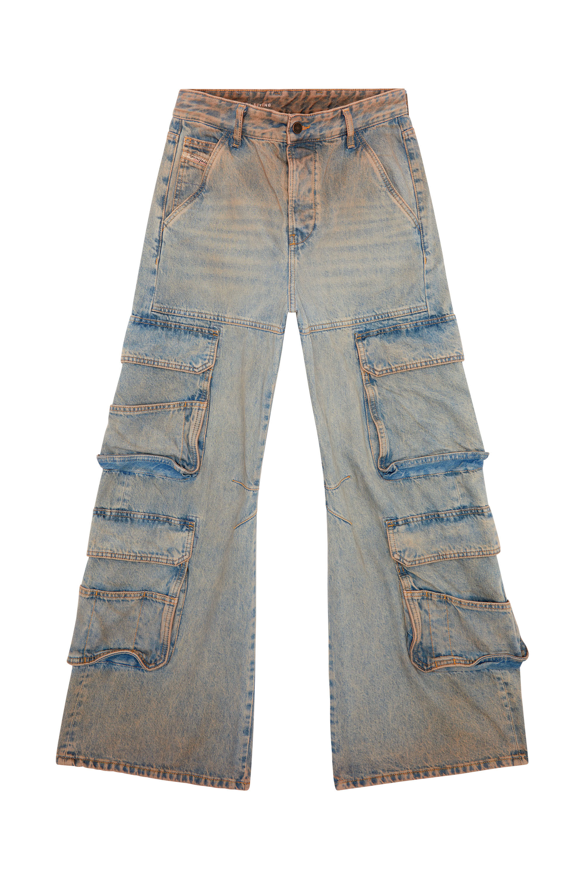 Diesel - Female's Relaxed Jeans 1996 D-Sire 0KIAI, ライトブルー - 2