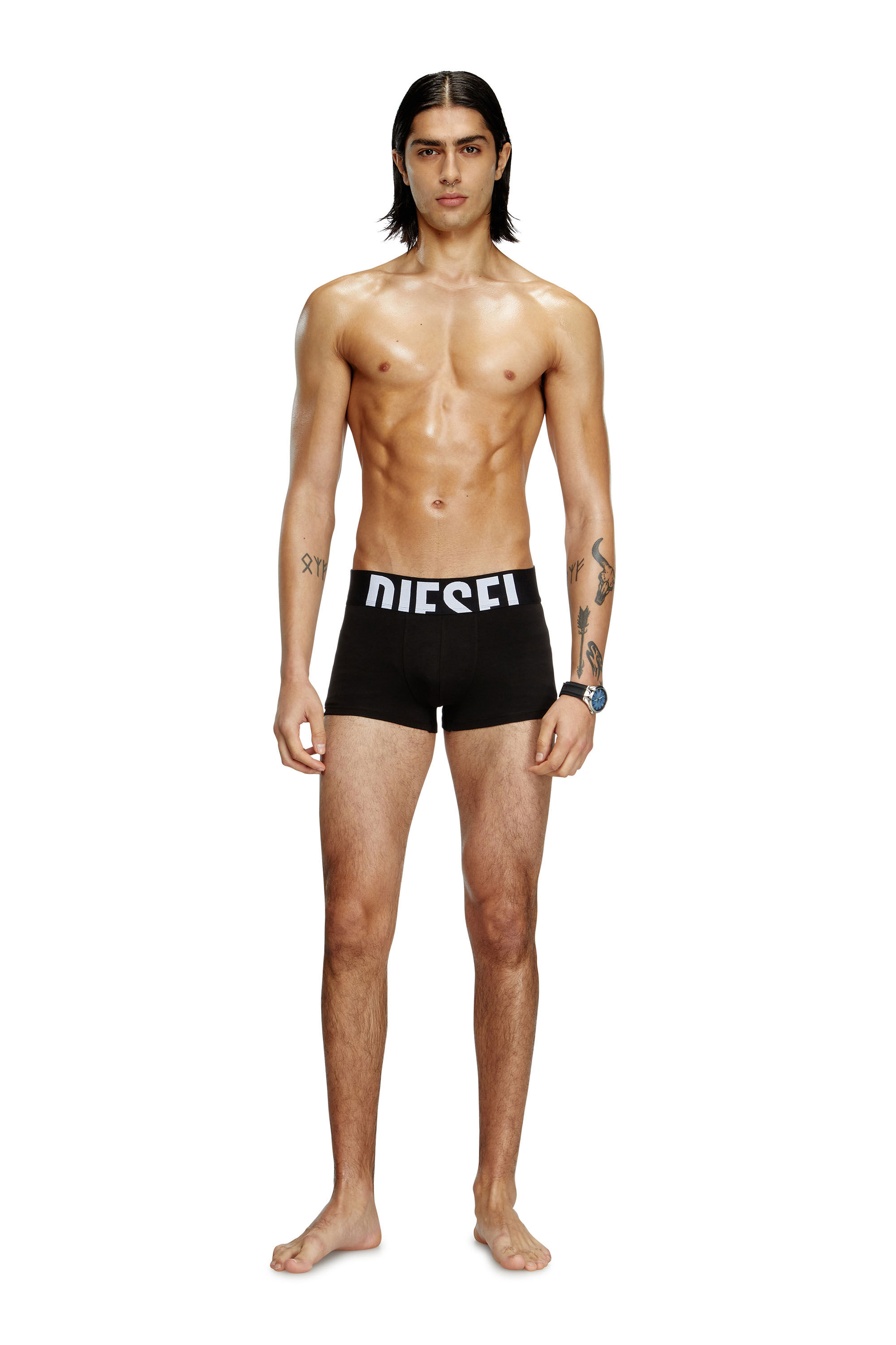 DIESEL　UMBX-DAMIENTHREEPACK　ピンク/ブラック　M UMBX-DAMIENTHREEPACK ボクサーパンツ3枚セット｜ブラック