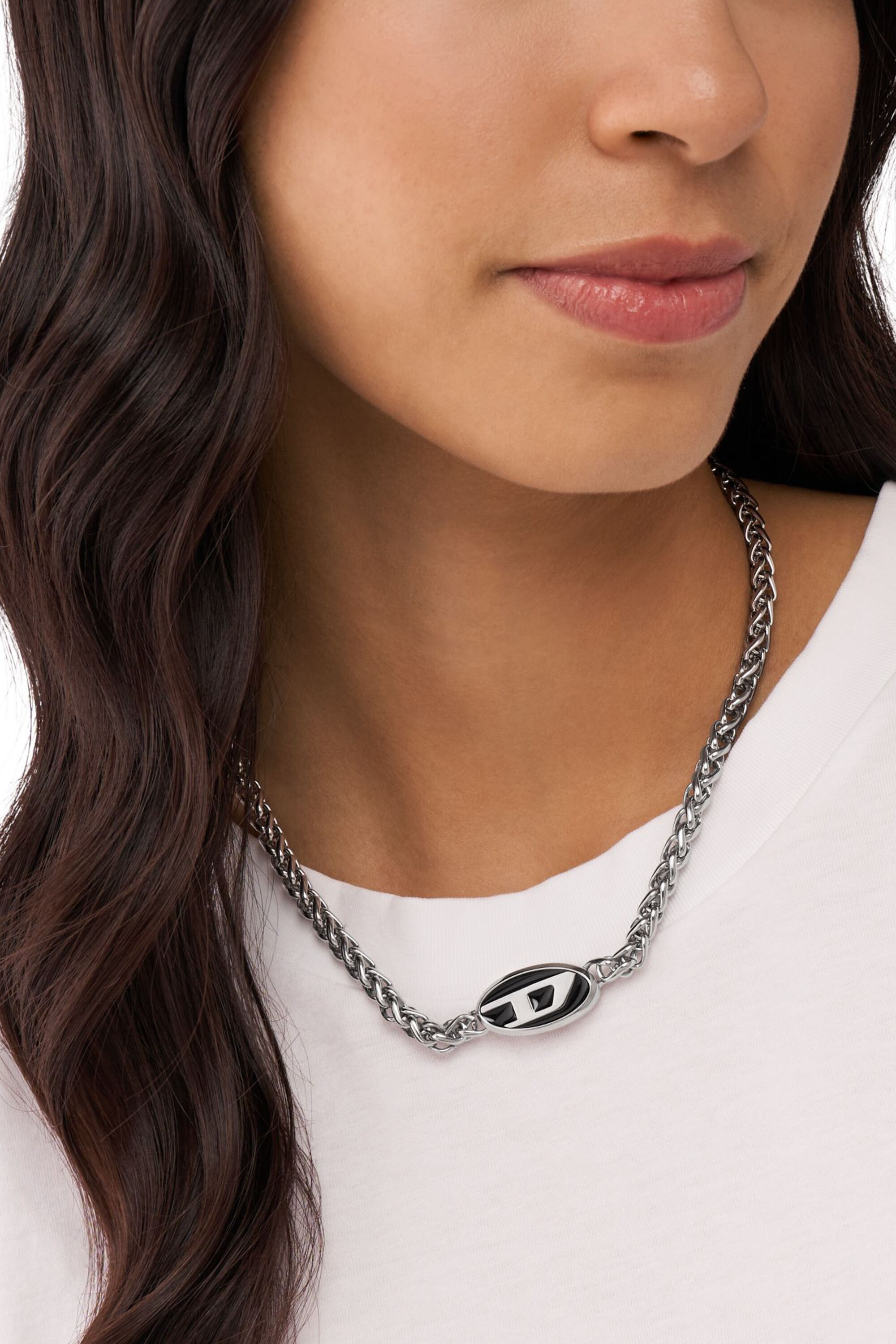 Diesel - DX1470, Unisex's ブレスレット in シルバー/ブラック - 4