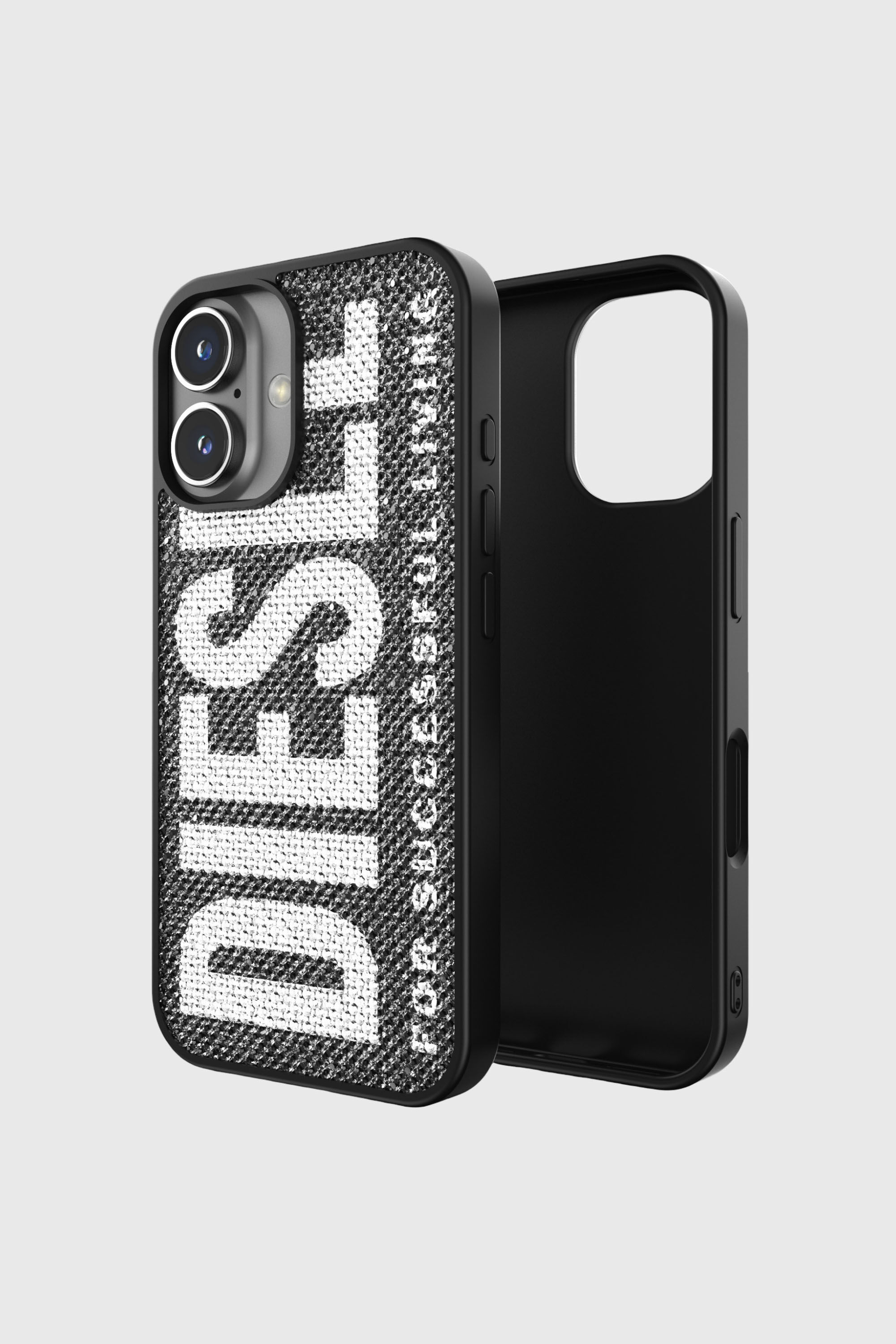 60183 MOULDED CASE Swarovski Crystal Case for iP 16｜ブラック