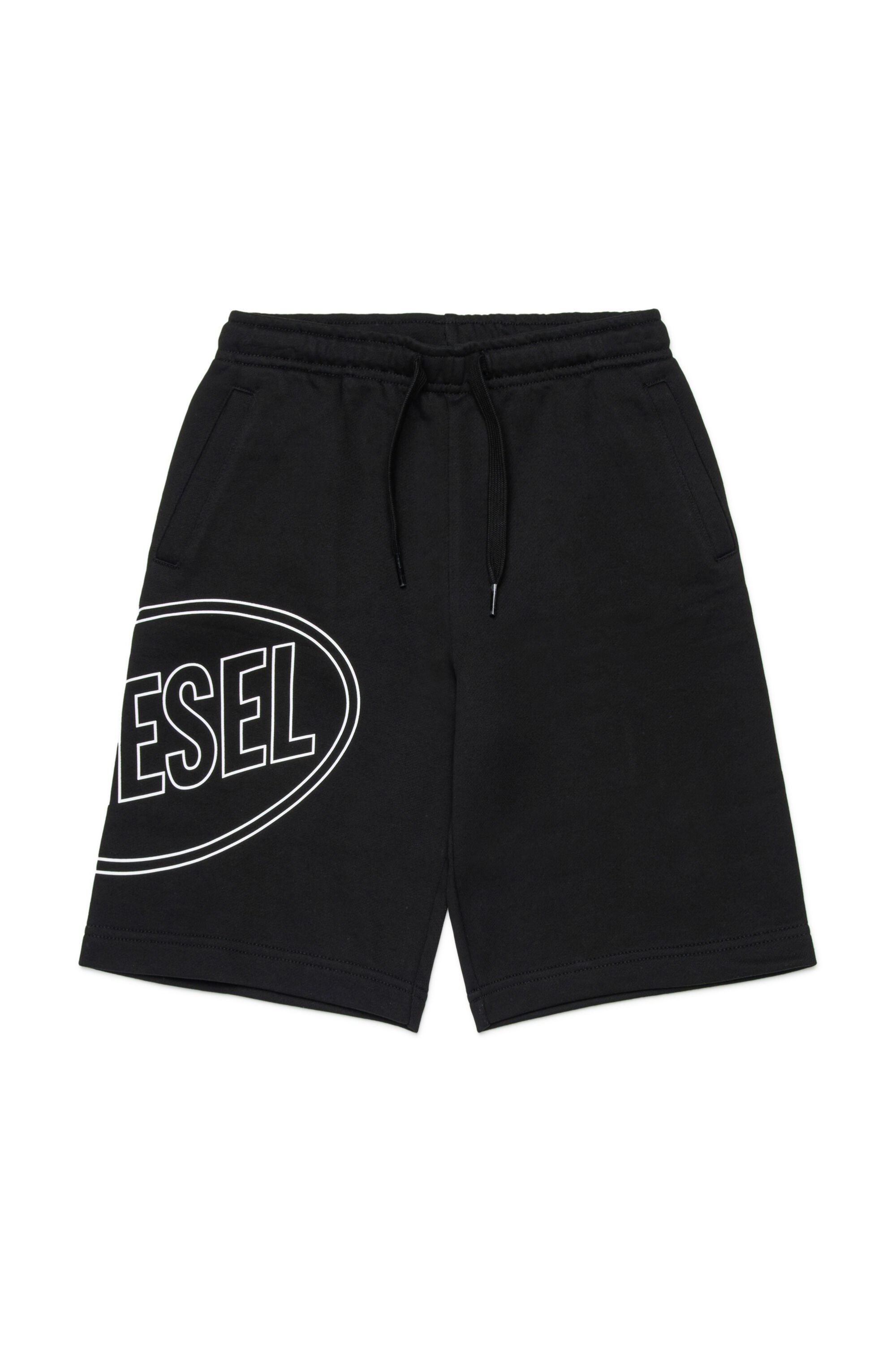 Diesel - PCIRCLE SHORT, Male's ショートパンツ in ブラック - 1