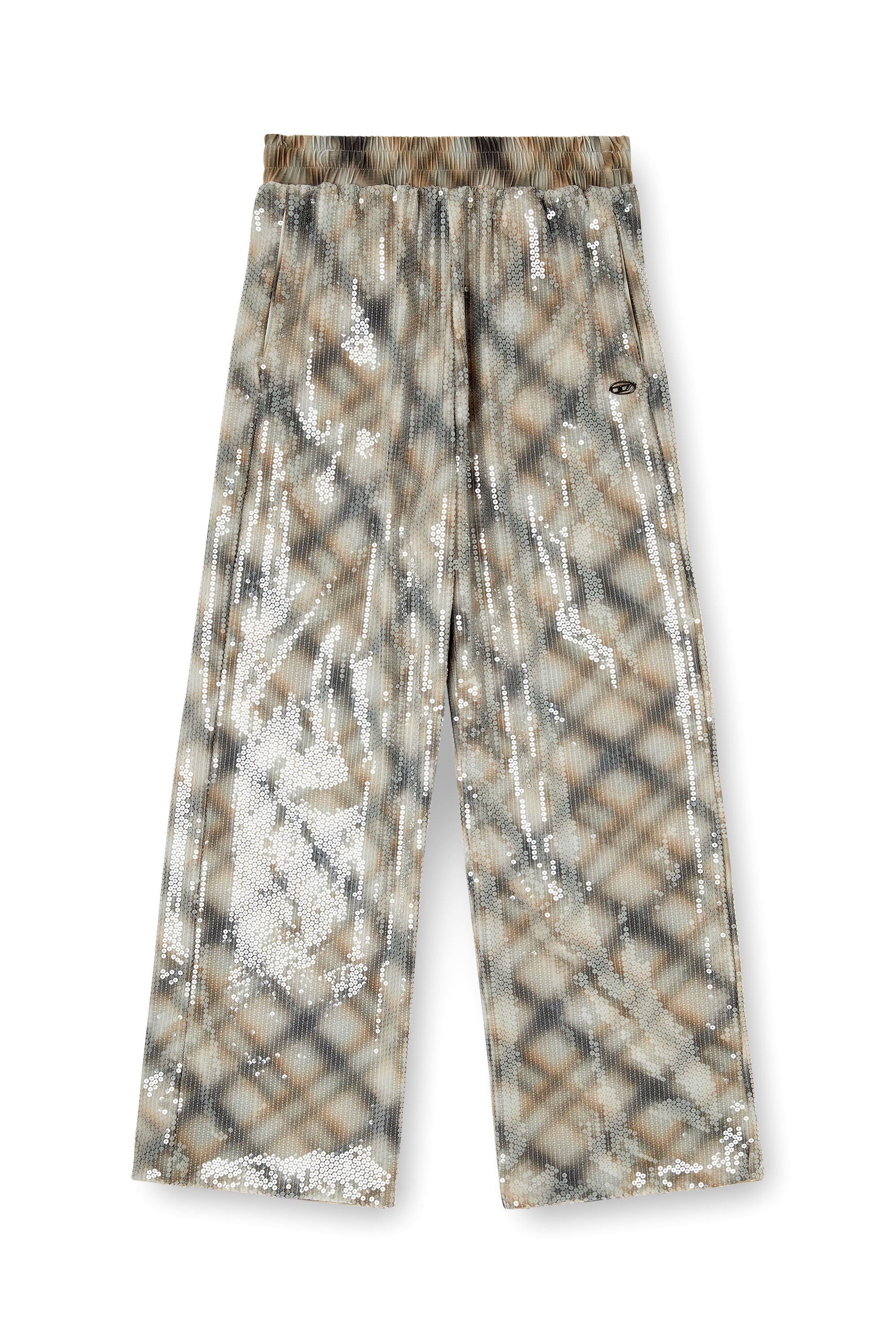 Diesel - P-ERQUEEN, Female's パンツ in ベージュ/グレー - 2