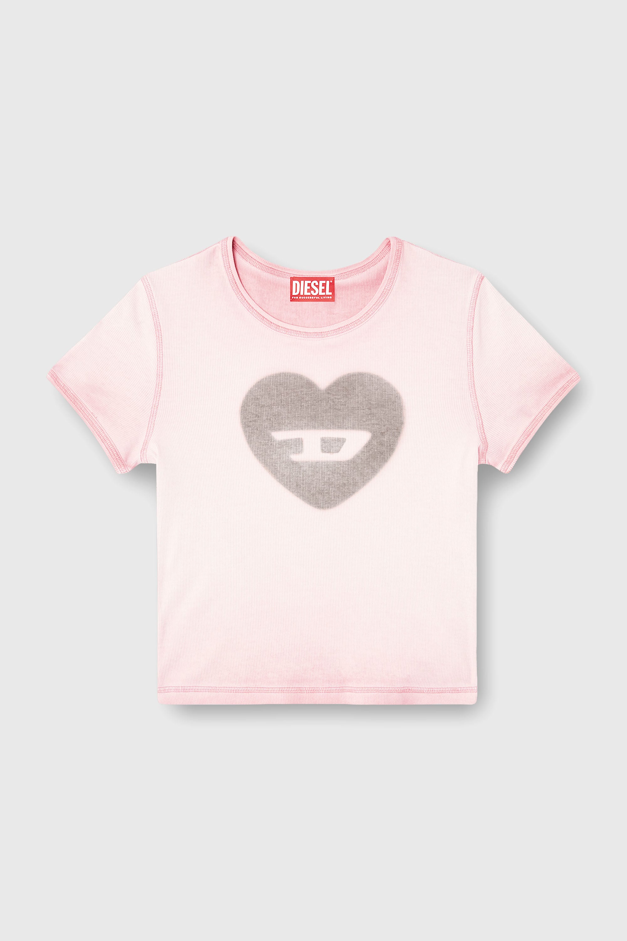 Diesel - T-ELE, Female's Tシャツ in フェースパウダー - 2