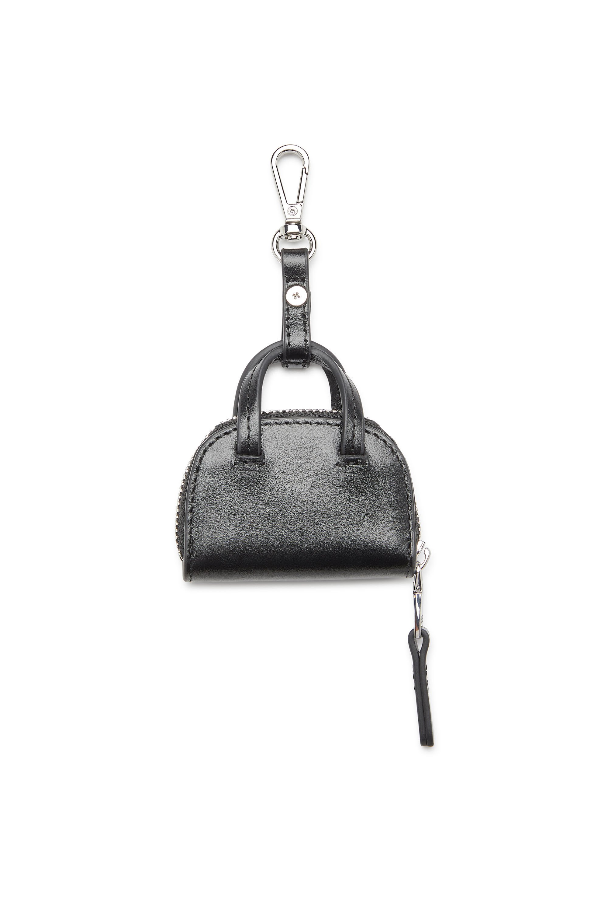 Diesel - 1DR DOME CHARMS, Female's Leather bag charm in ブラック - 2