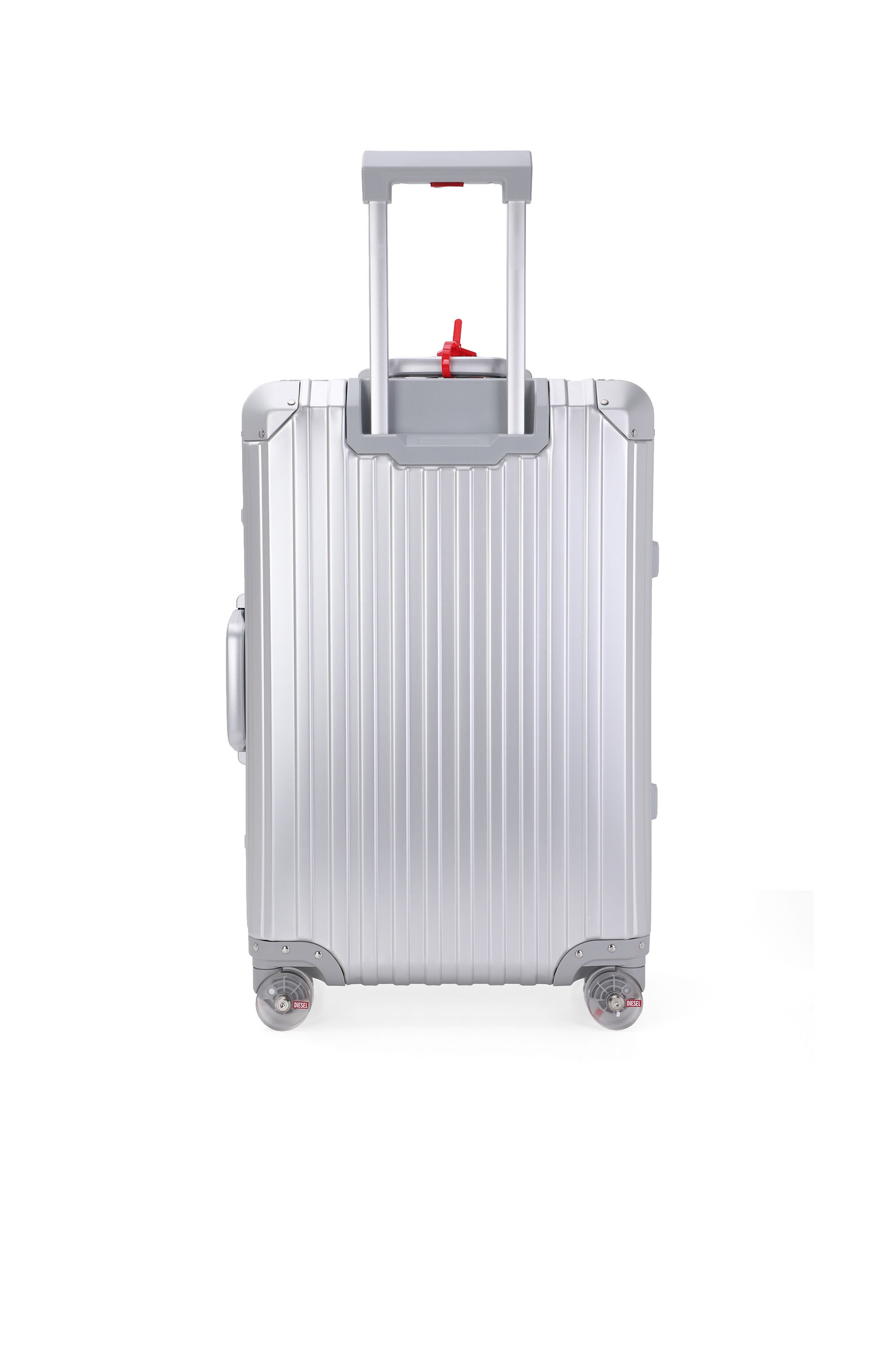 Diesel - DIESEL ALUMINUM TROLLEY- DSL002, Unisex's Aluminum Carry-On Luggage 24" in シルバー - 2