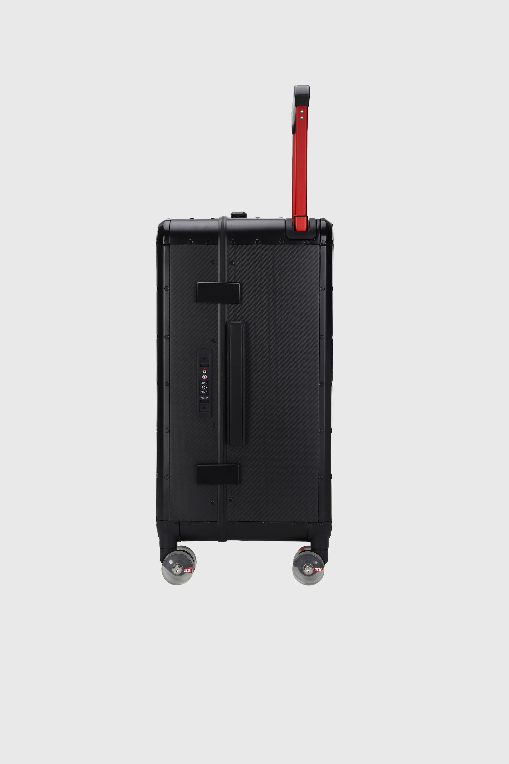 Diesel - DSL CARBON FIBER TROLLEY-BLACK- DSL001, Unisex's Carbon fiber suitcase size M in ブラック - 3