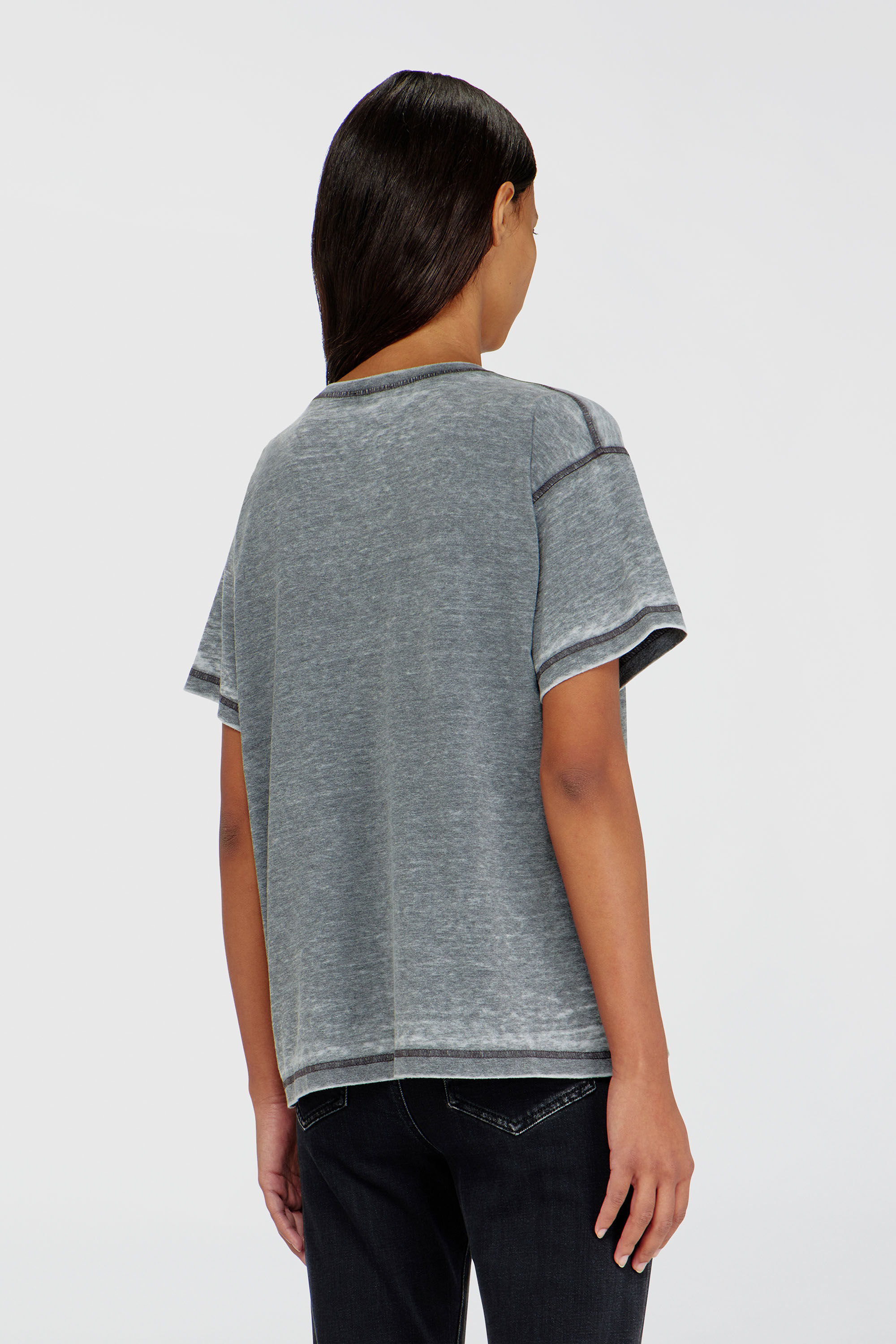 T-NORMY-AA5 Tシャツ｜グレー｜ウィメンズ｜DIESEL
