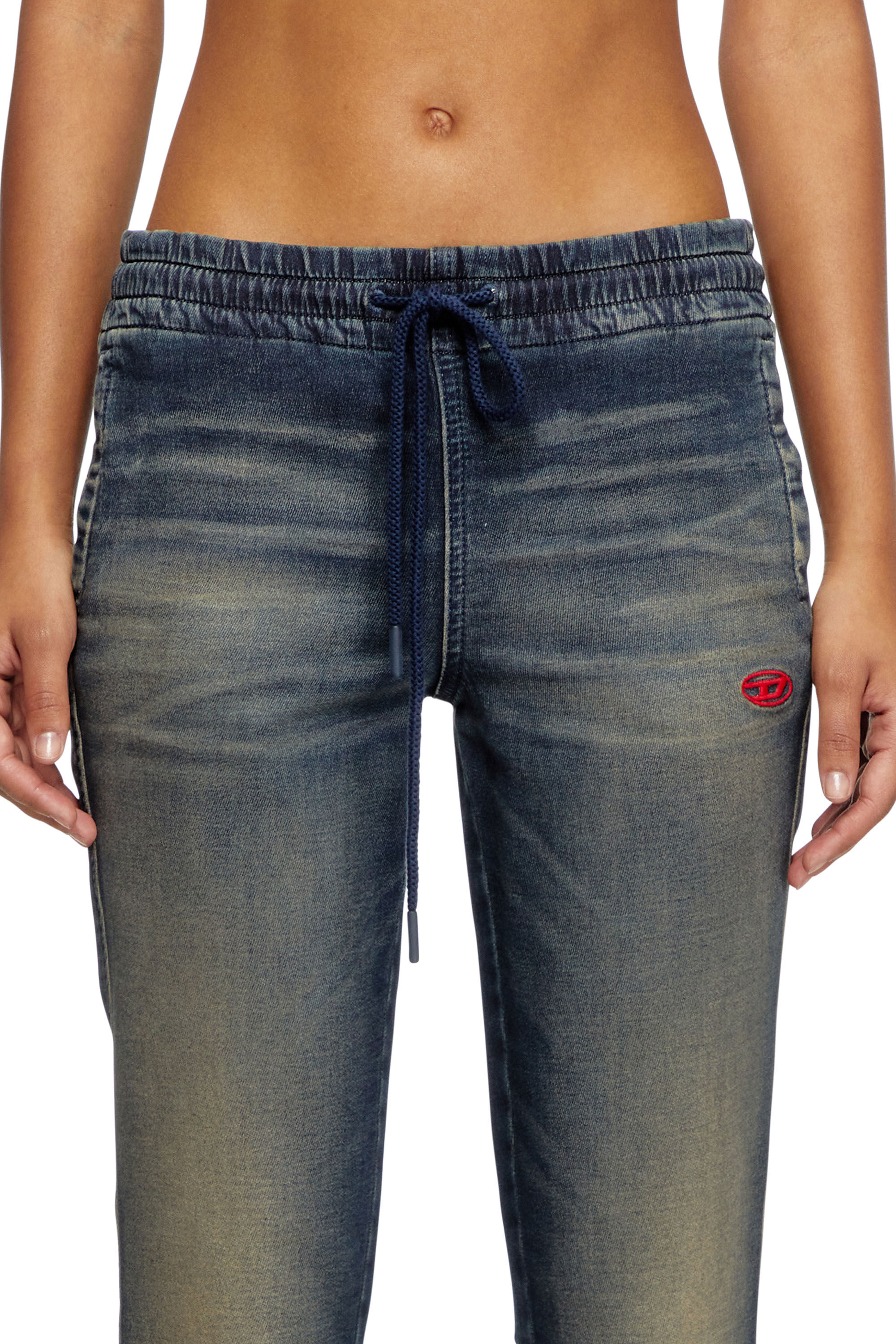 Diesel - Female's Bootcut 2069 D-Ebbey Joggjeans® 068PM, ダークブルー - 4