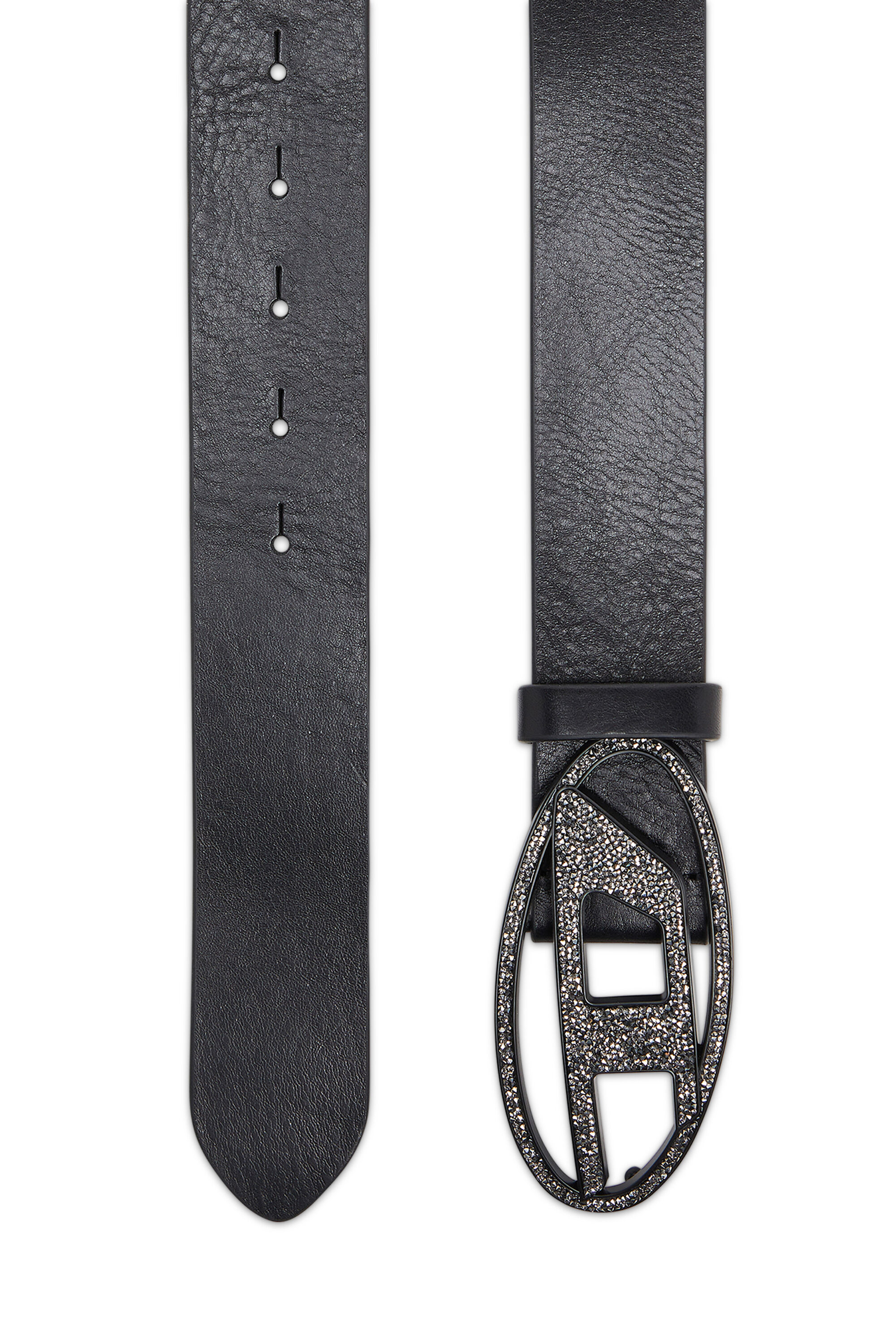 Diesel - B-1DR LTH CRISTAL ROCK, Female's レザーベルト in ブラック - 2