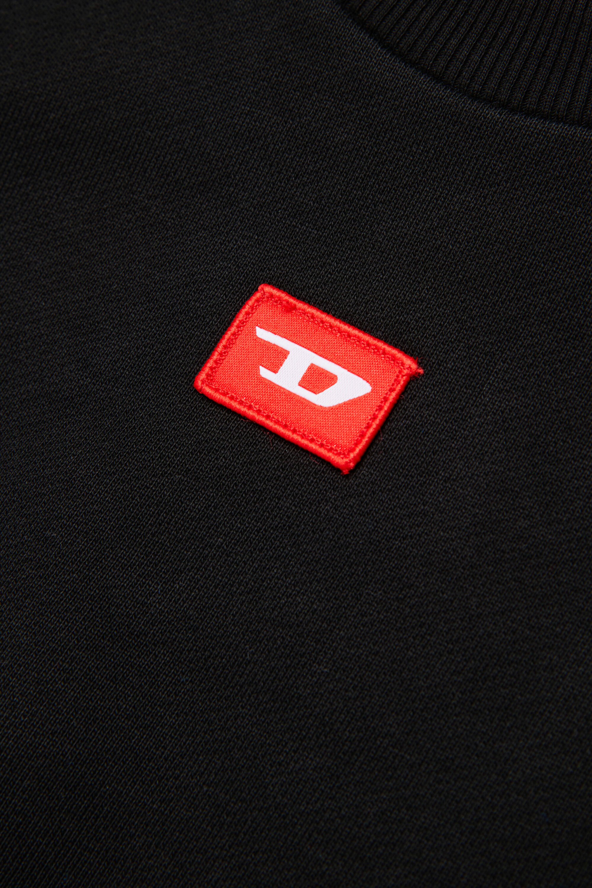 Diesel - SXGIN OVER, Unisex's Sweatshirt small logo patch in ブラック - 4