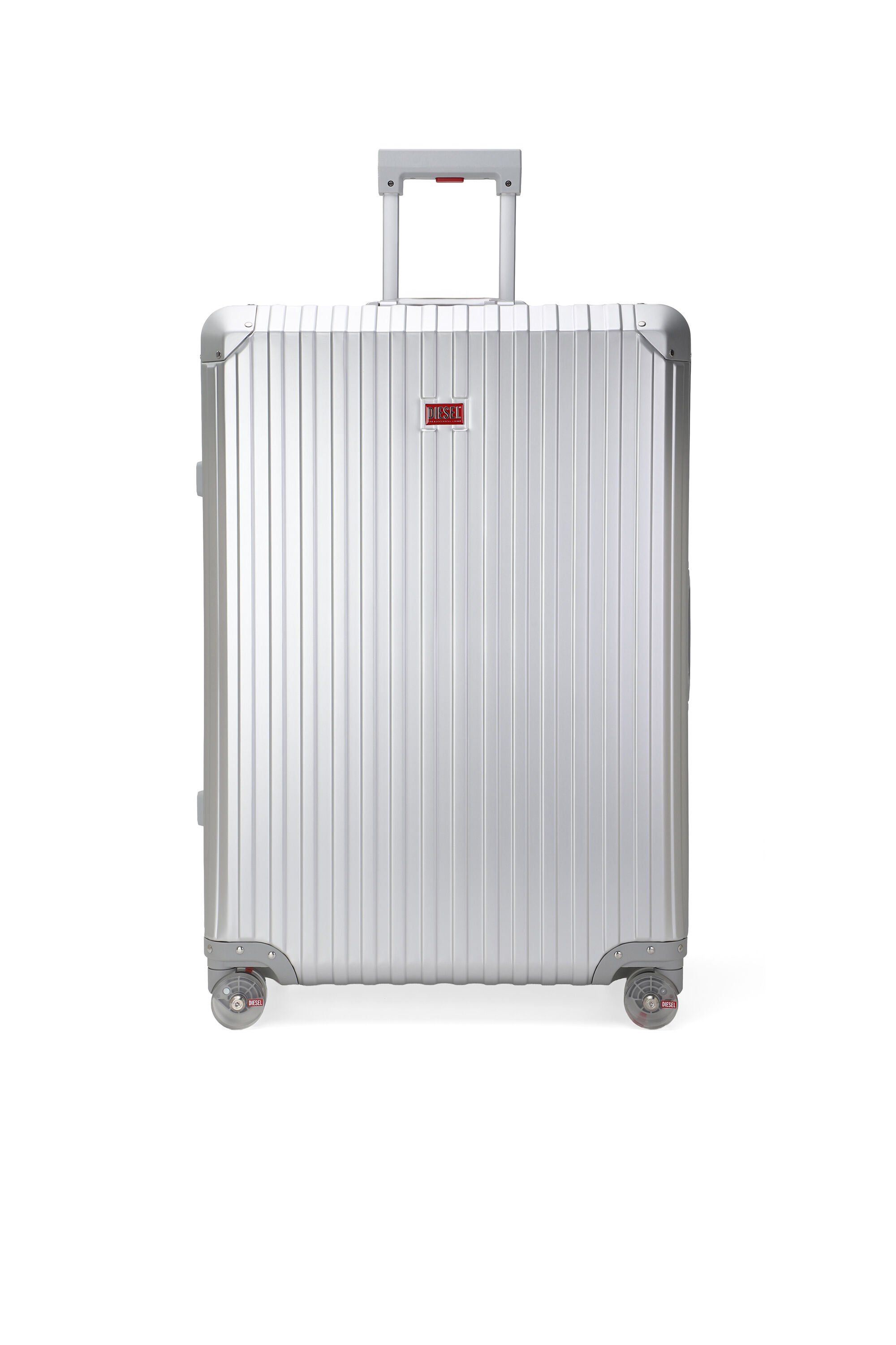Diesel - DIESEL ALUMINUM TROLLEY- DSL002, Unisex's Aluminum suitcase size L in シルバー - 1