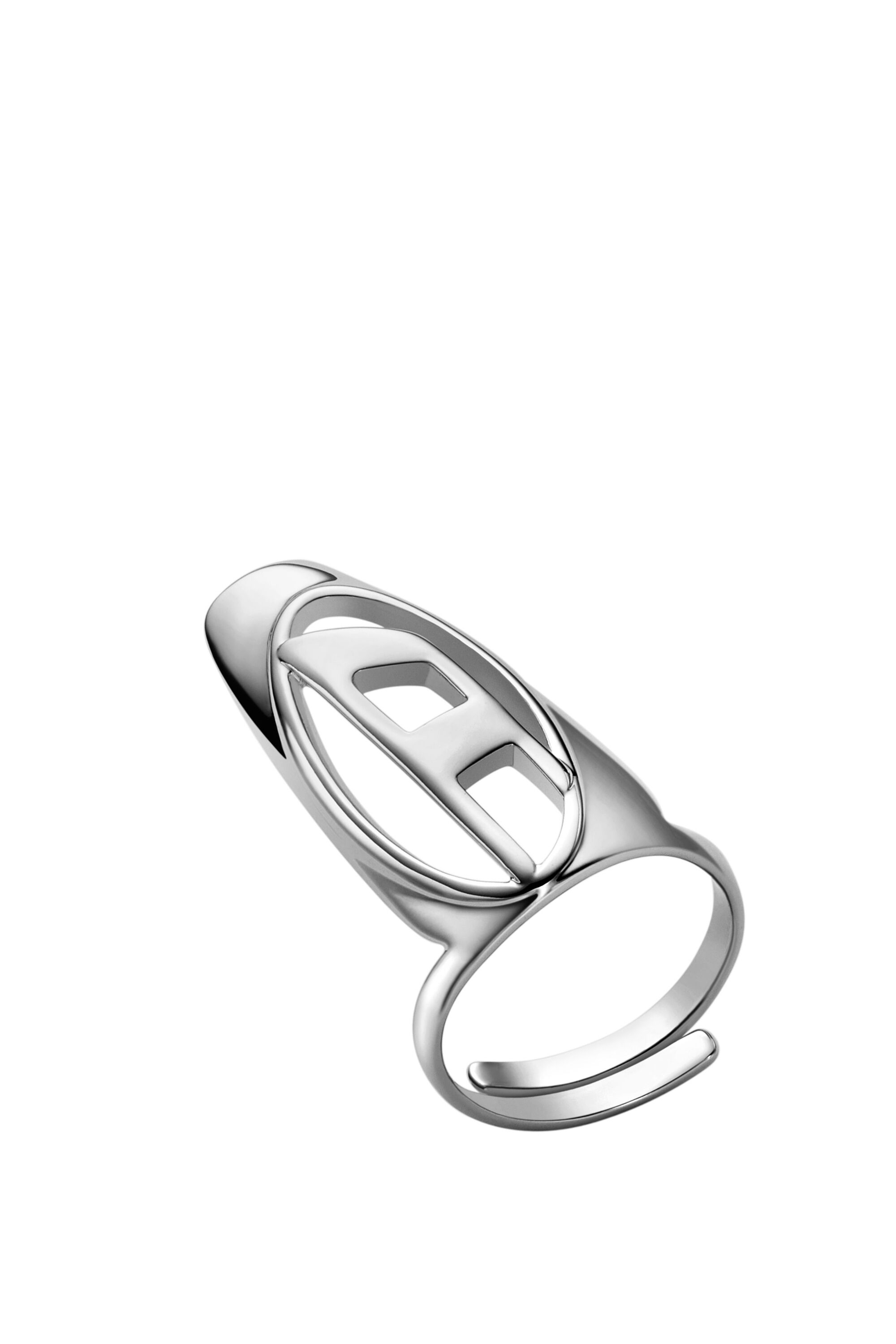 Diesel - DX1525 JEWEL, Unisex's Silver-tone brass nail ring in シルバー - 1