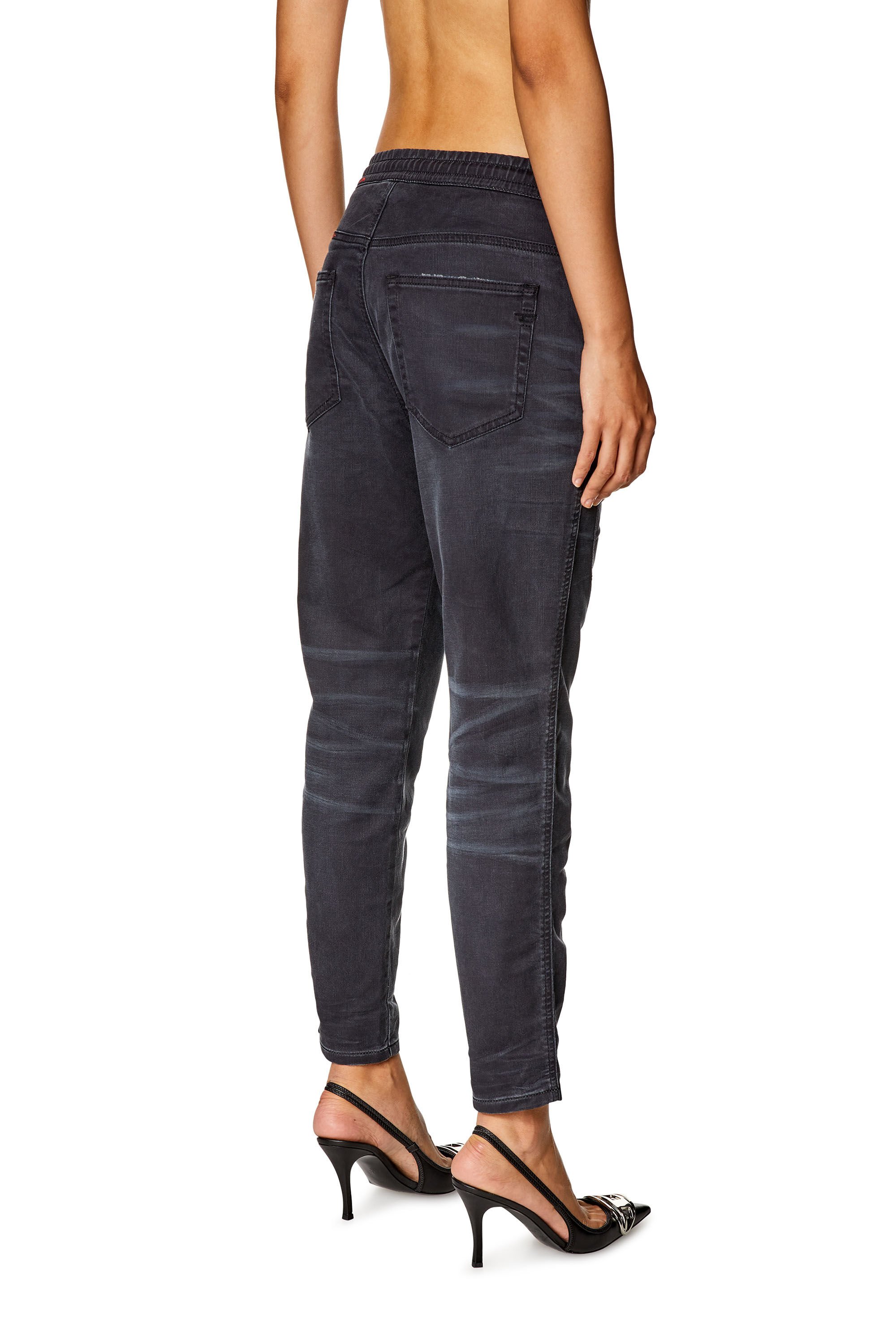 Diesel - Female's Regular 2041 D-Fayza Joggjeans® 068HQ, ブラック/ダークグレー - 4