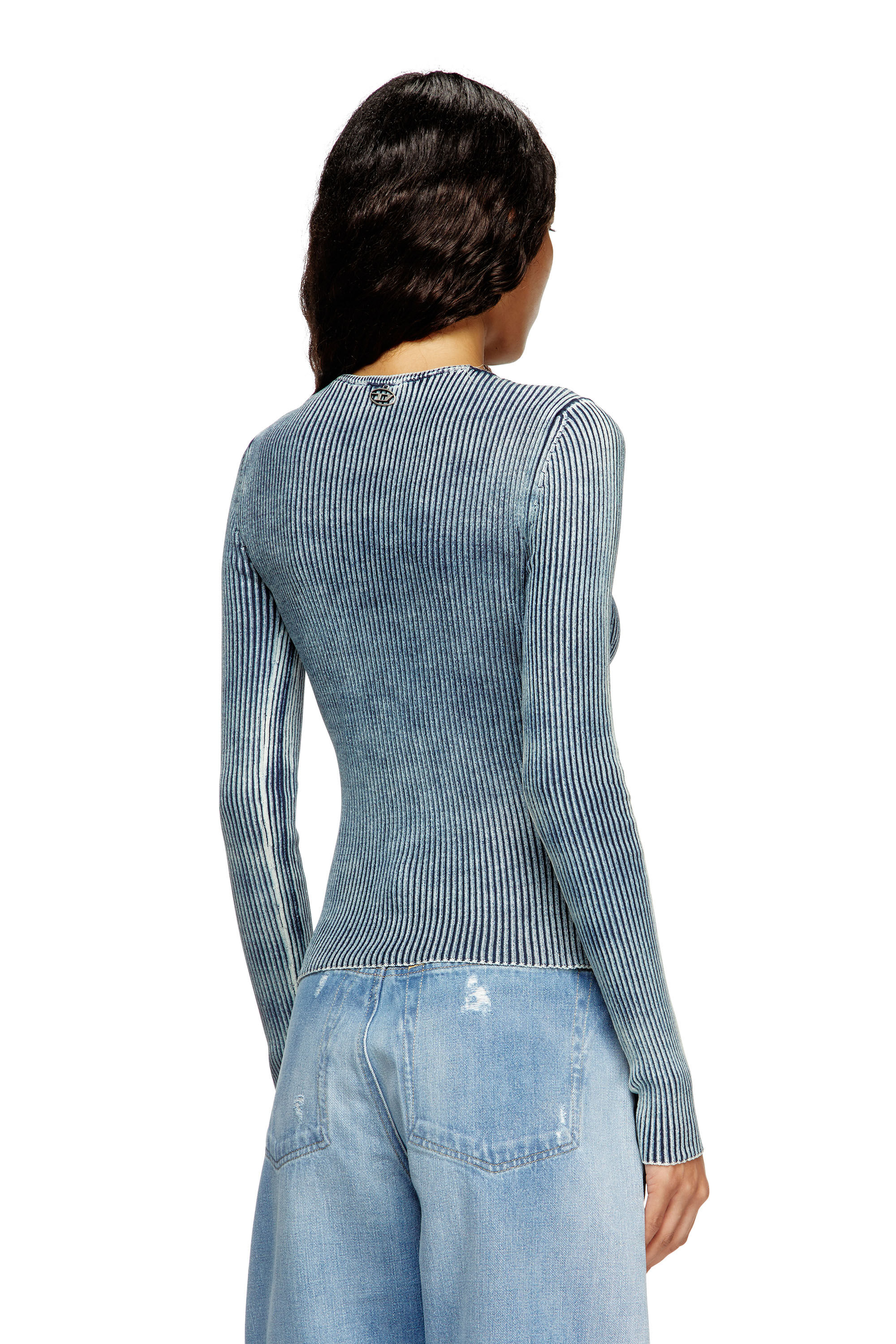 Diesel - M-MILMO, Female's プルオーバーニット in ブルー - 5