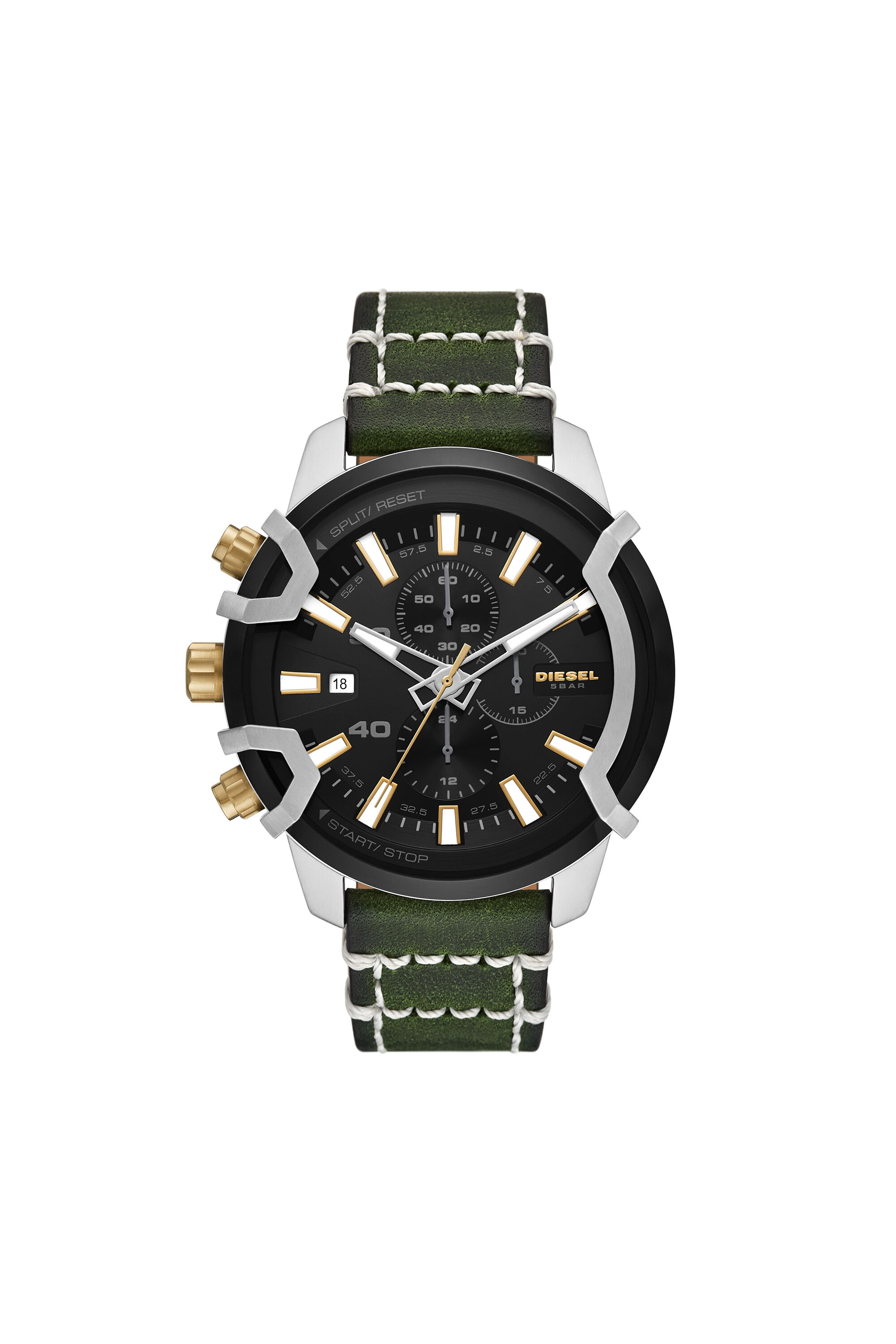 Diesel - DZ4585, Male's メンズ ウォッチ アナログ in グリーン - 1