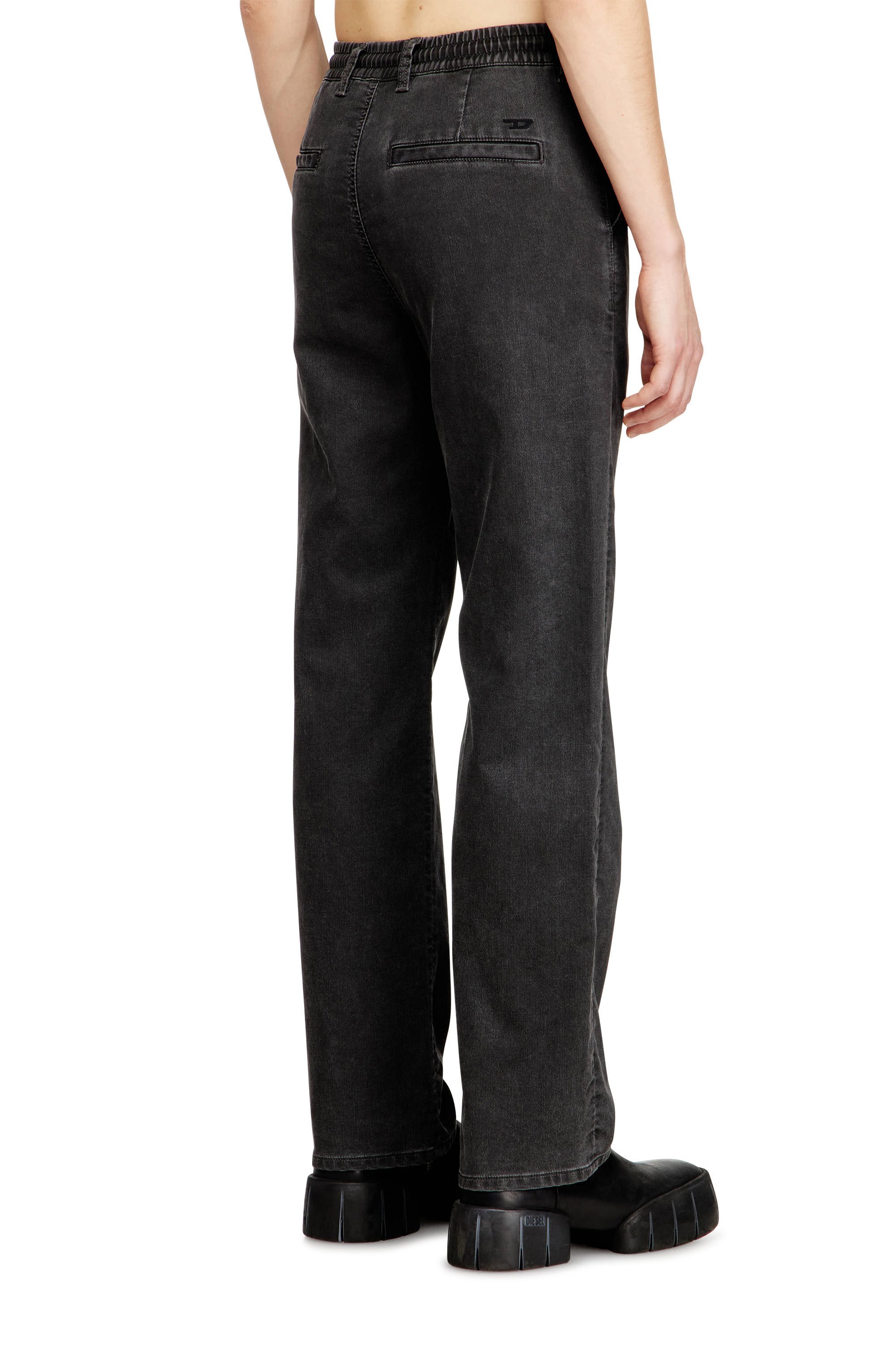 Diesel - Unisex's Regular D-Phant-chino Joggjeans&reg; 09P01, ブラック/ダークグレー - 4