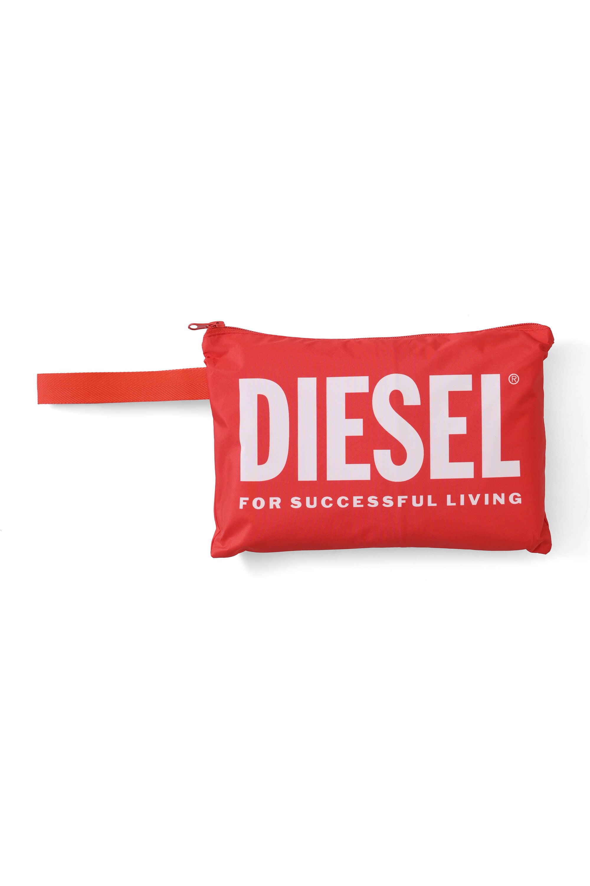 Diesel - RAVE PONCHO, Unisex's RAVE PONCHO in レッド - 4