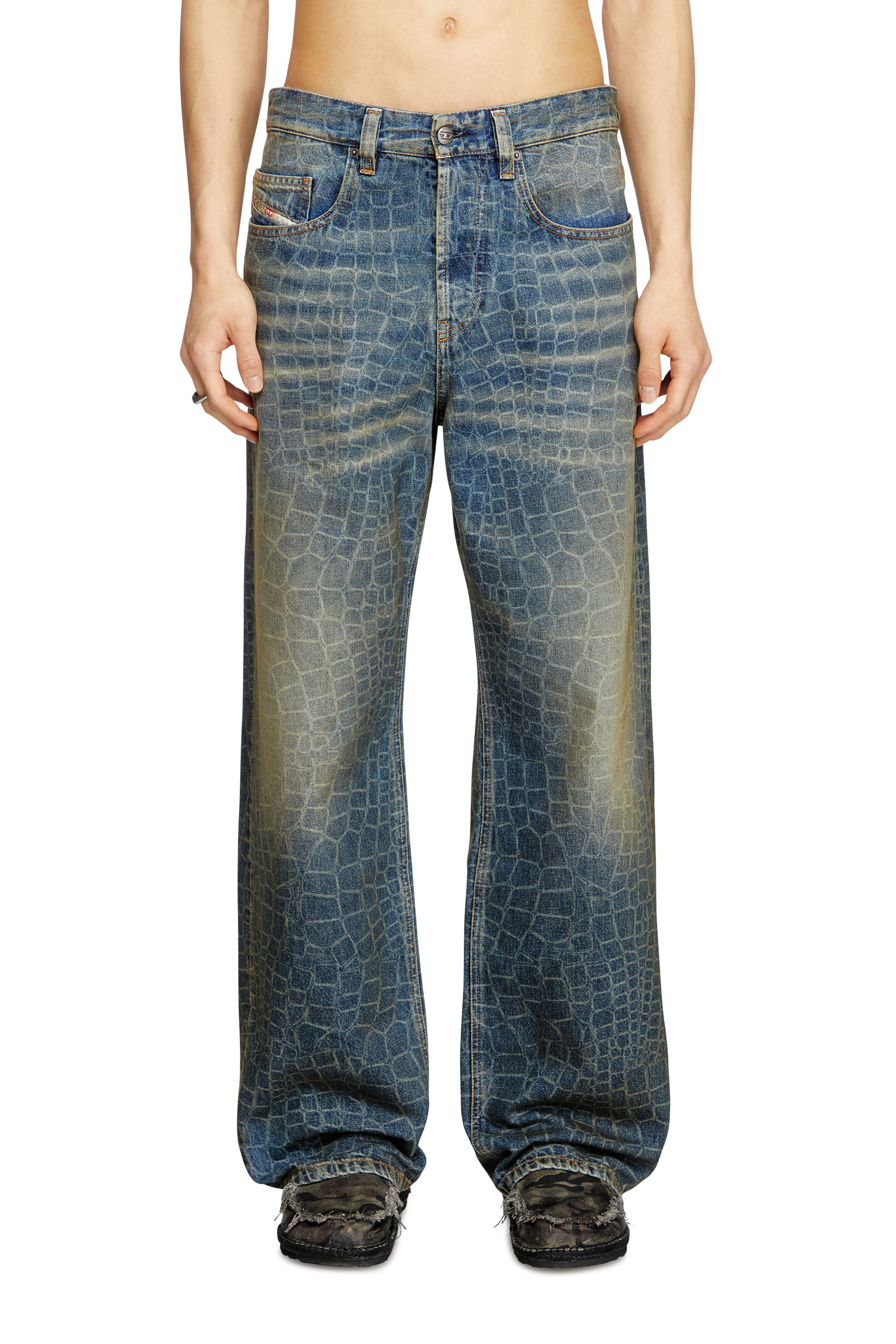 Relaxed Jeans - 2001 D-Macro | ダークブルー | メンズ | DIESEL