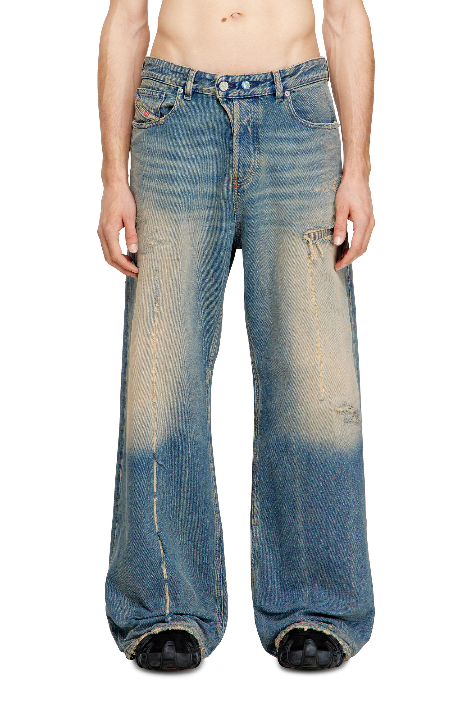 Diesel - Female's Relaxed Jeans 1996 D-Sire 09N29, ミディアムブルー - 4