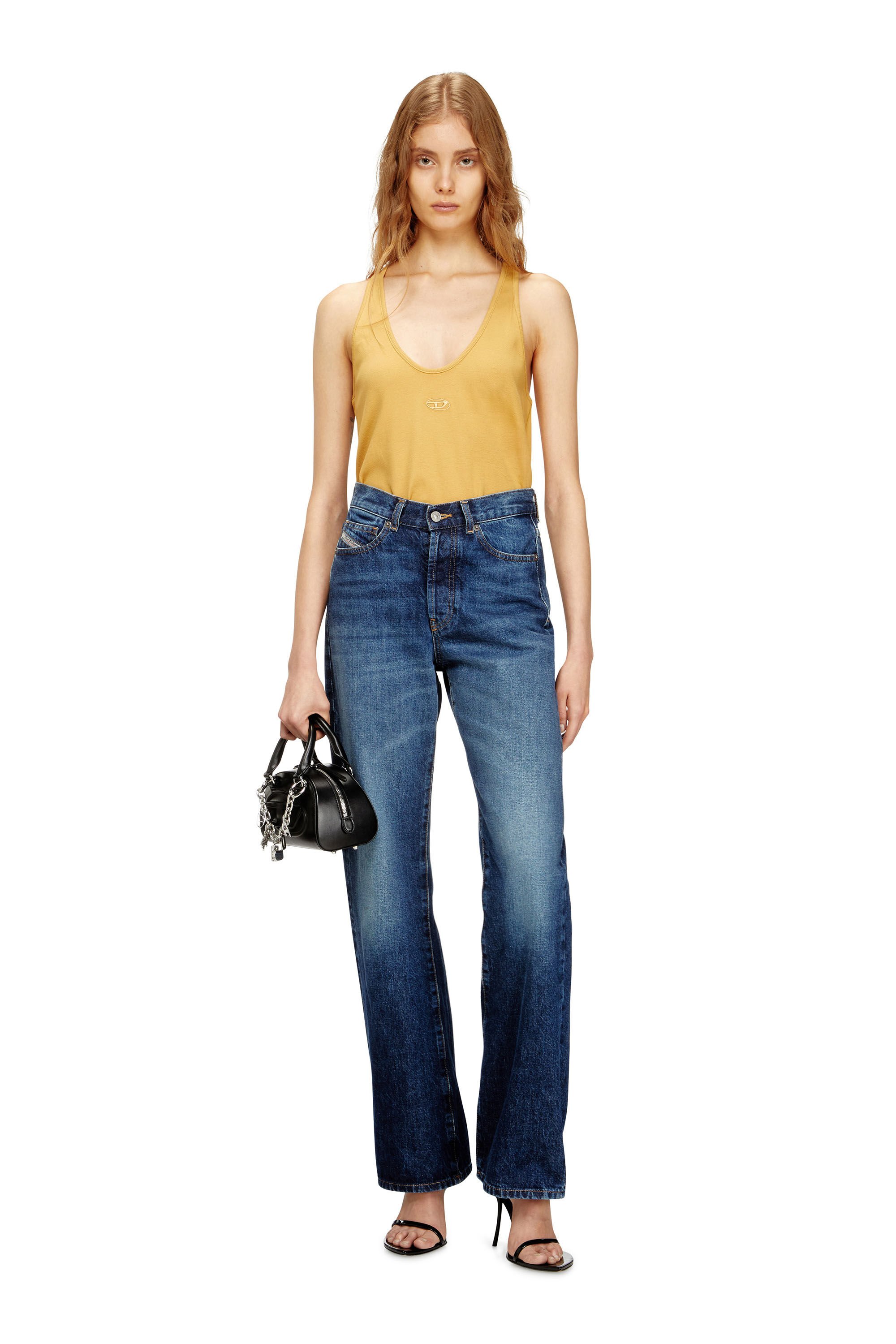 Diesel - T-IPSYA-LKDS, Female's タンクトップ in オレンジ - 1