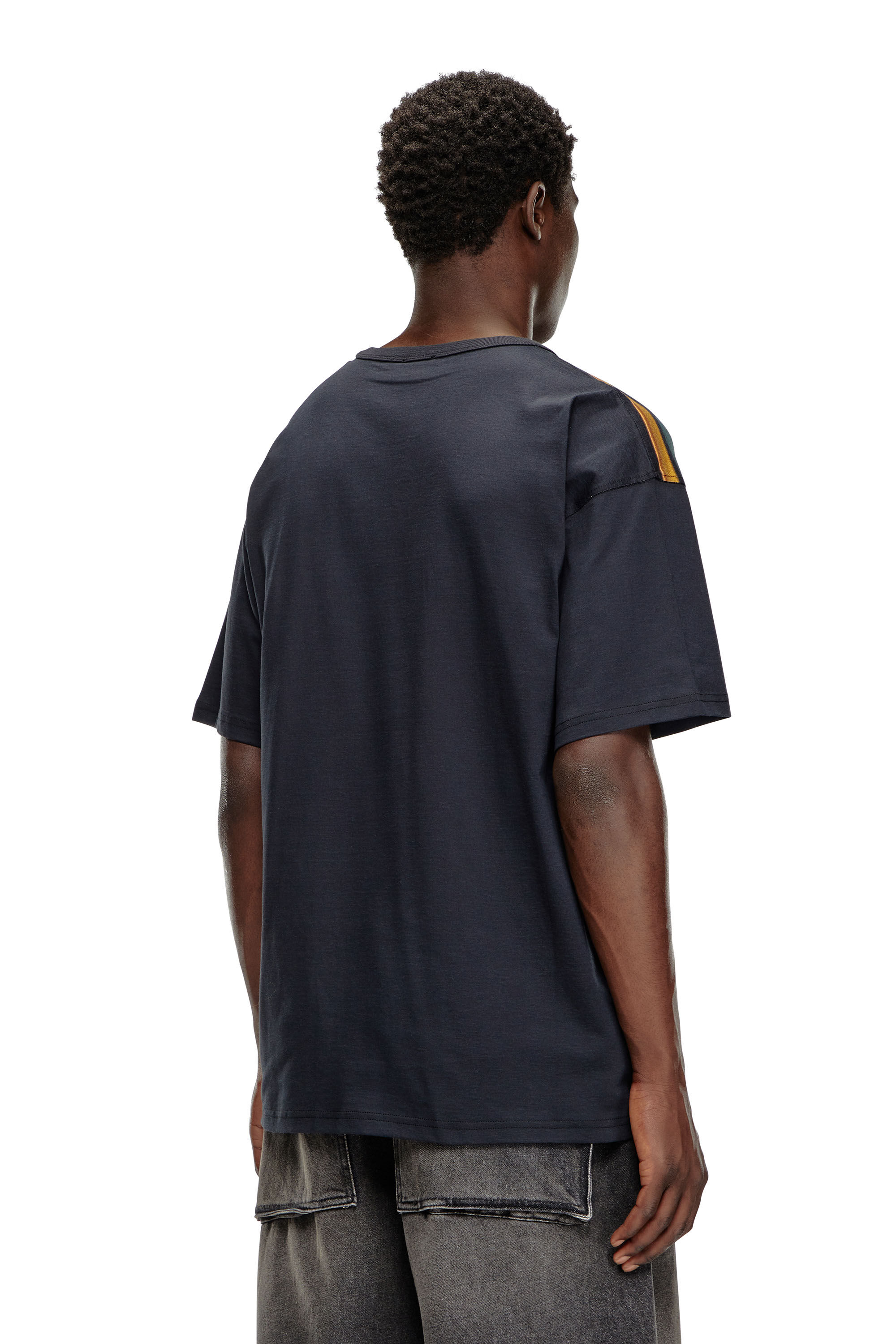 Diesel メンズ Tシャツ T-BOXT-P1 ヘビー ウェイト オーバーサイズ 