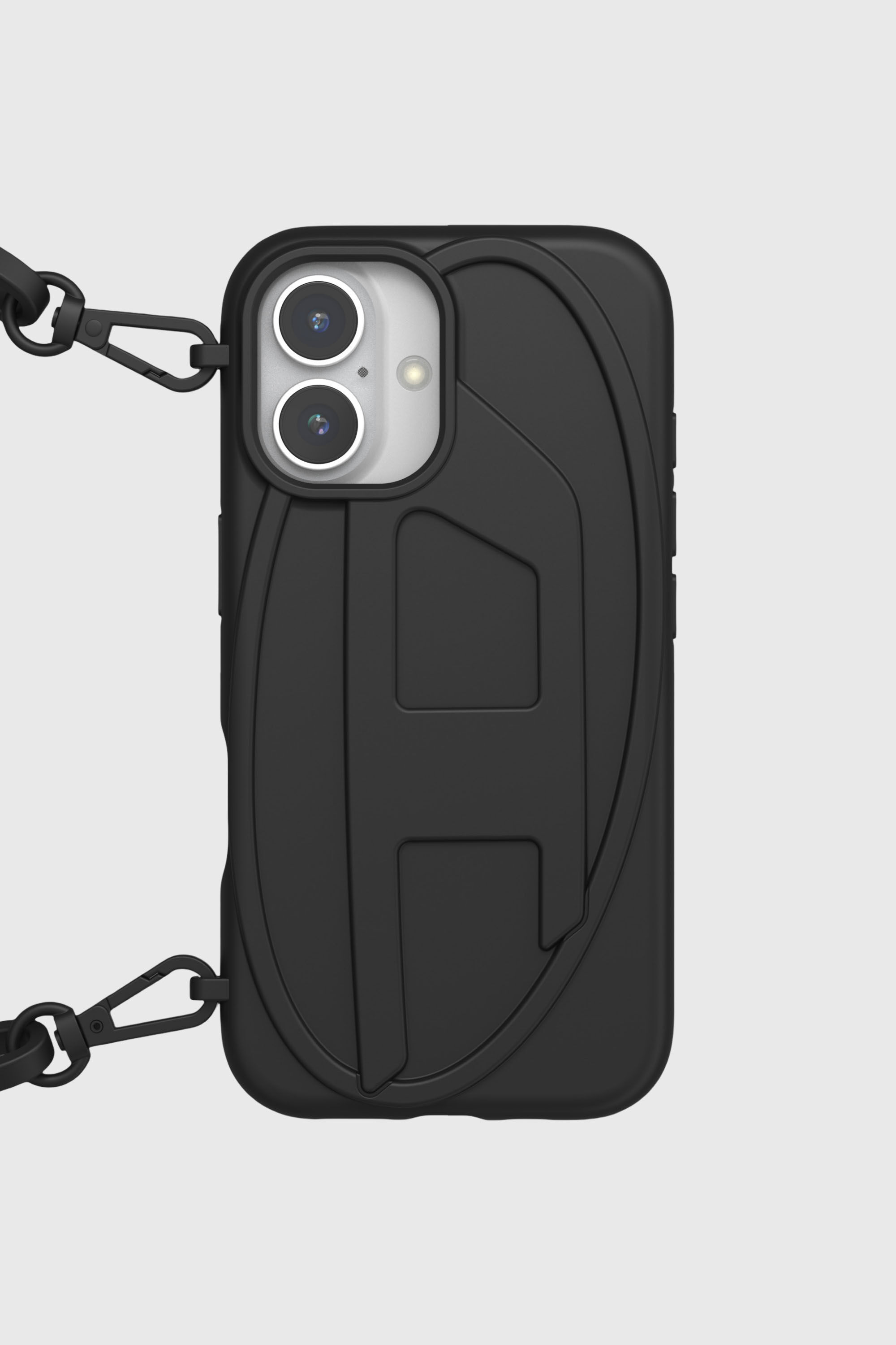 Diesel - 60171  MOULDED CASE, Unisex's Oval D Chain Case for iP 16 in ブラック - 2