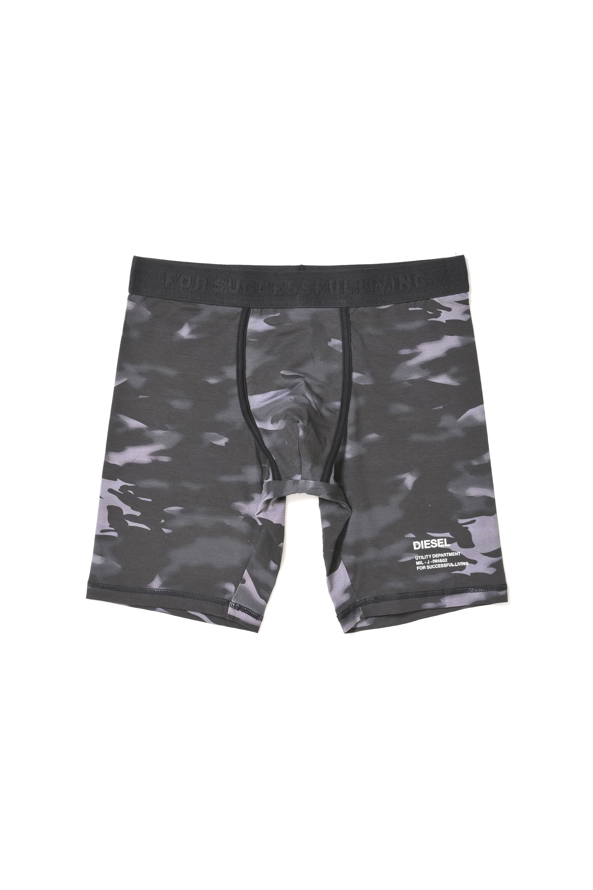 Diesel - LONG BOXER UNDERWEAR, Male's LONG BOXER UNDERWEAR in ブラック - 1
