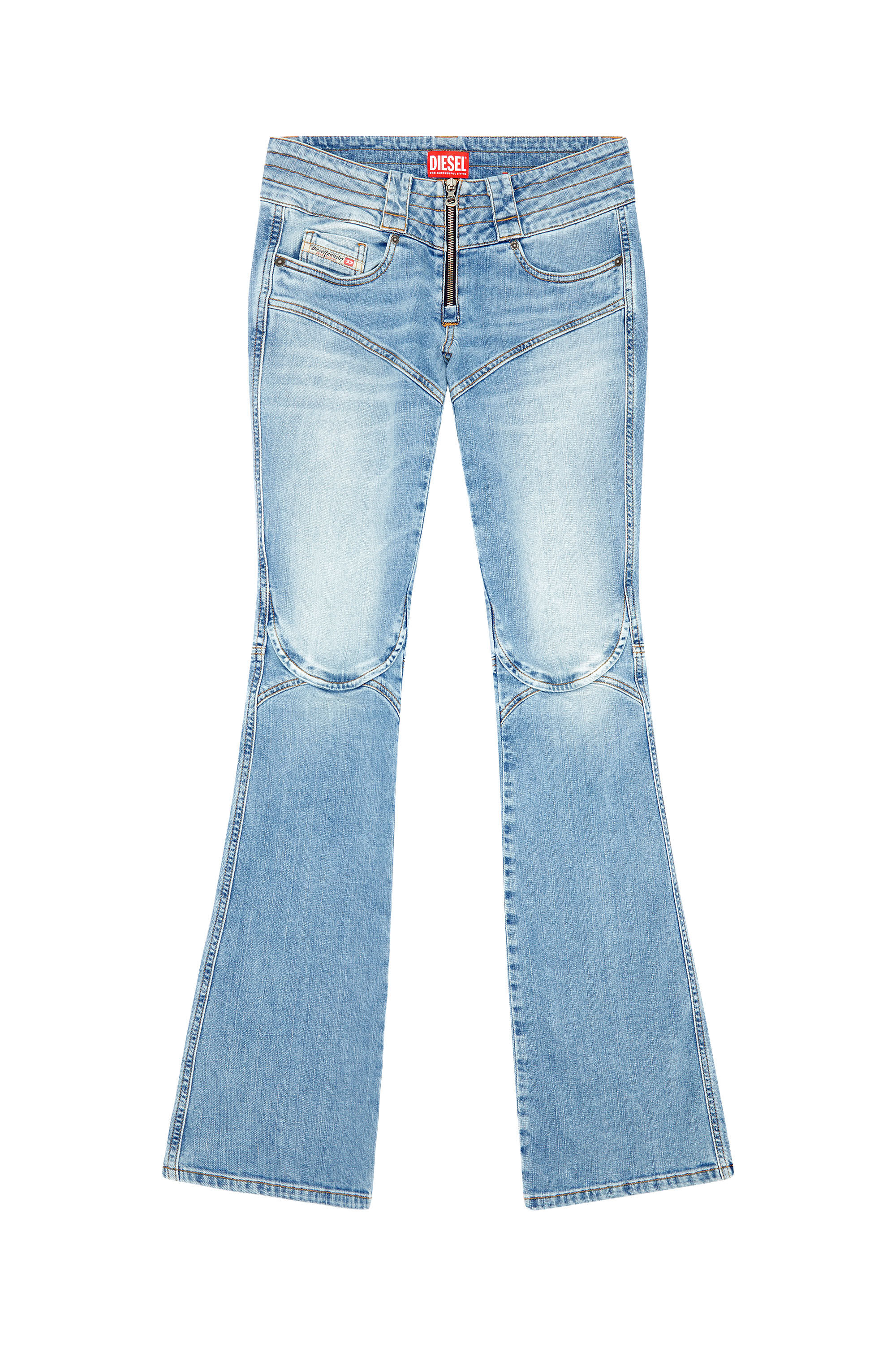 Diesel - Bootcut and Flare Jeans Belthy 0JGAK, ライトブルー - Image 2