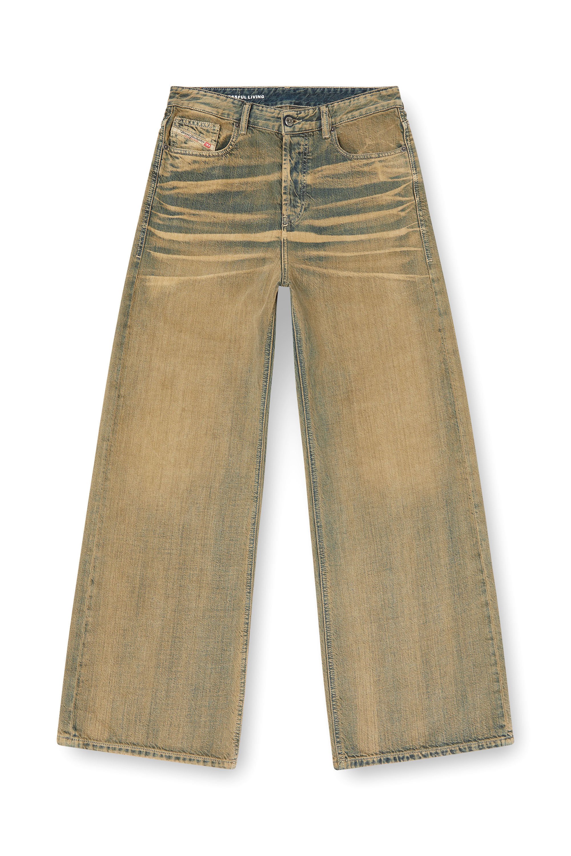 Diesel - Female's Relaxed Jeans 1996 D-Sire 09L49, ミディアムブルー - 2