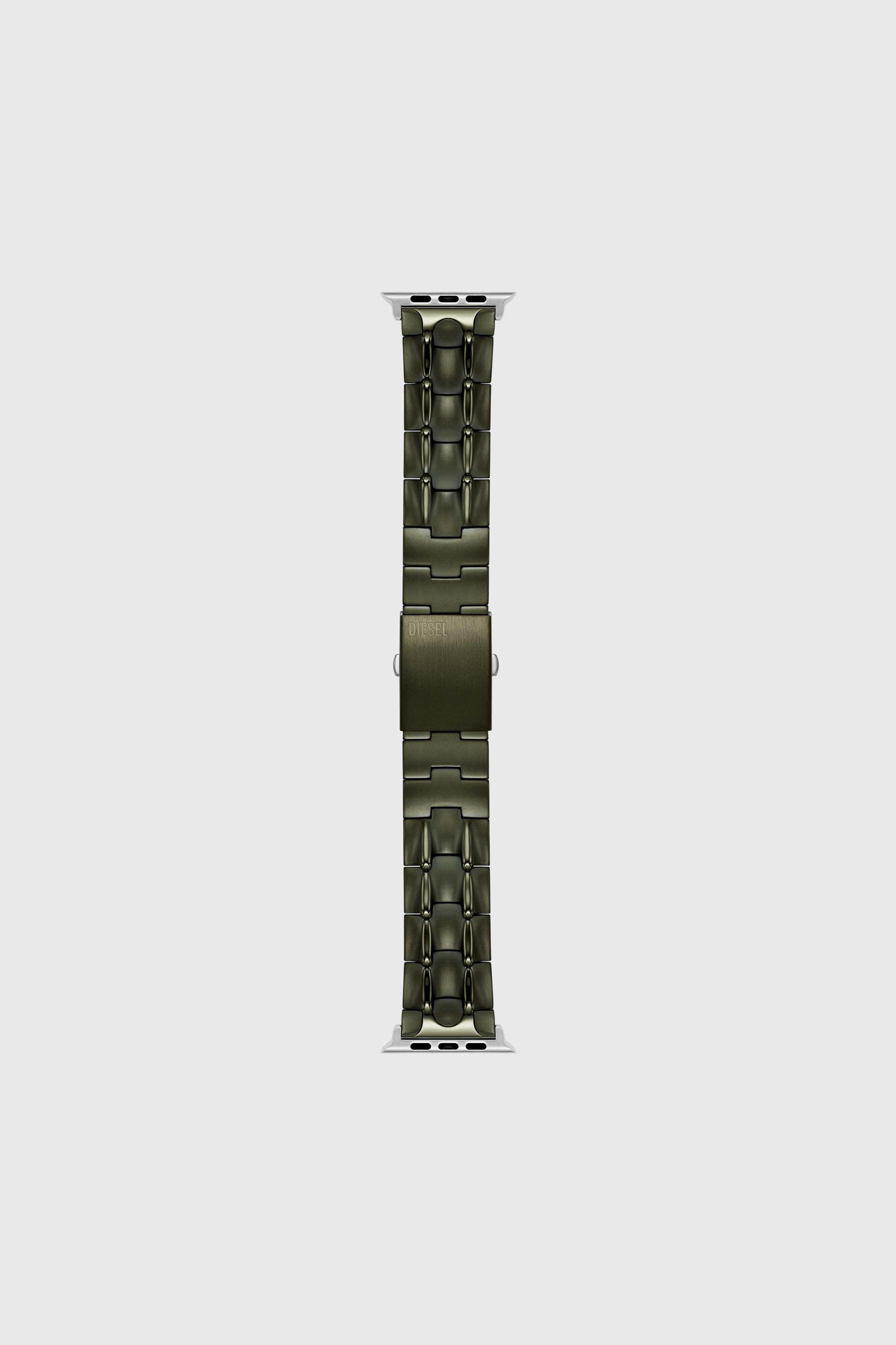 Diesel - DSS0022, Unisex's Stainless Steel Band for Apple Watch&reg;, 42/44/45/49mm in ブラック - 1