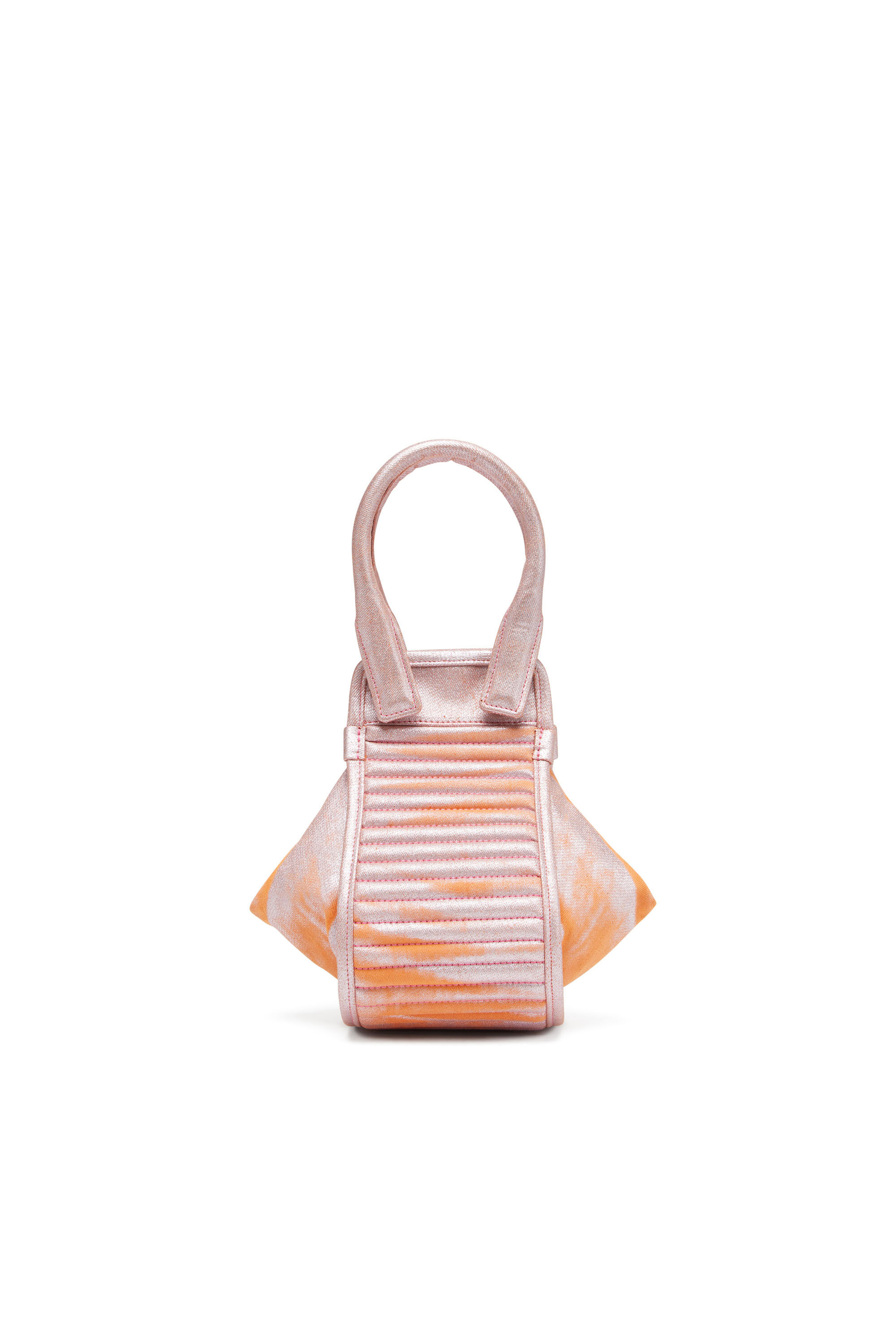 Diesel - D-VINA-XS, Female's D-Vina-XS-Handbag in bicolour coated denim in ピンク / ホワイト - 2