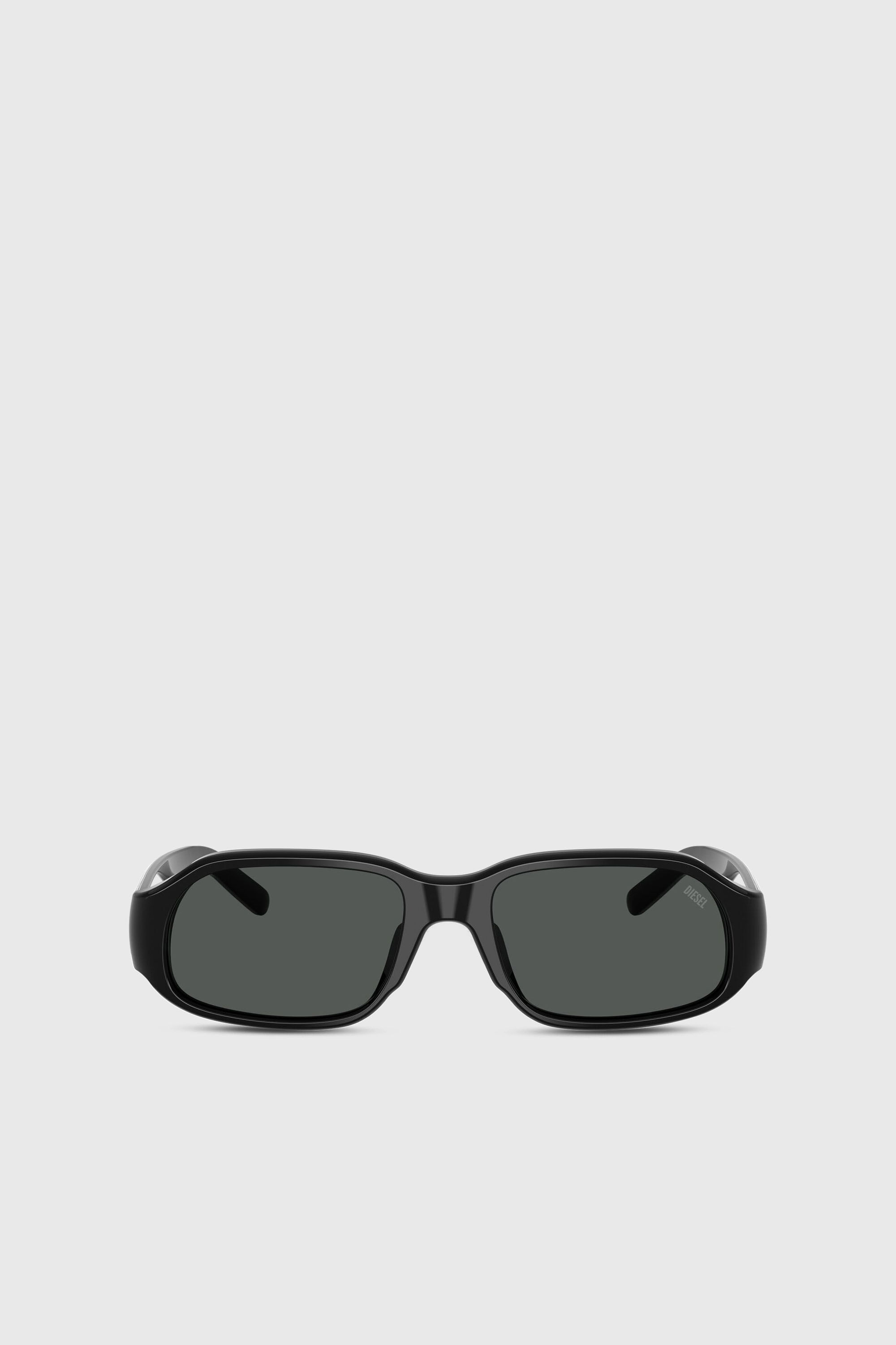 Diesel - 0DL2009U, Unisex's Rectangle sunglasses in ブラック - 1