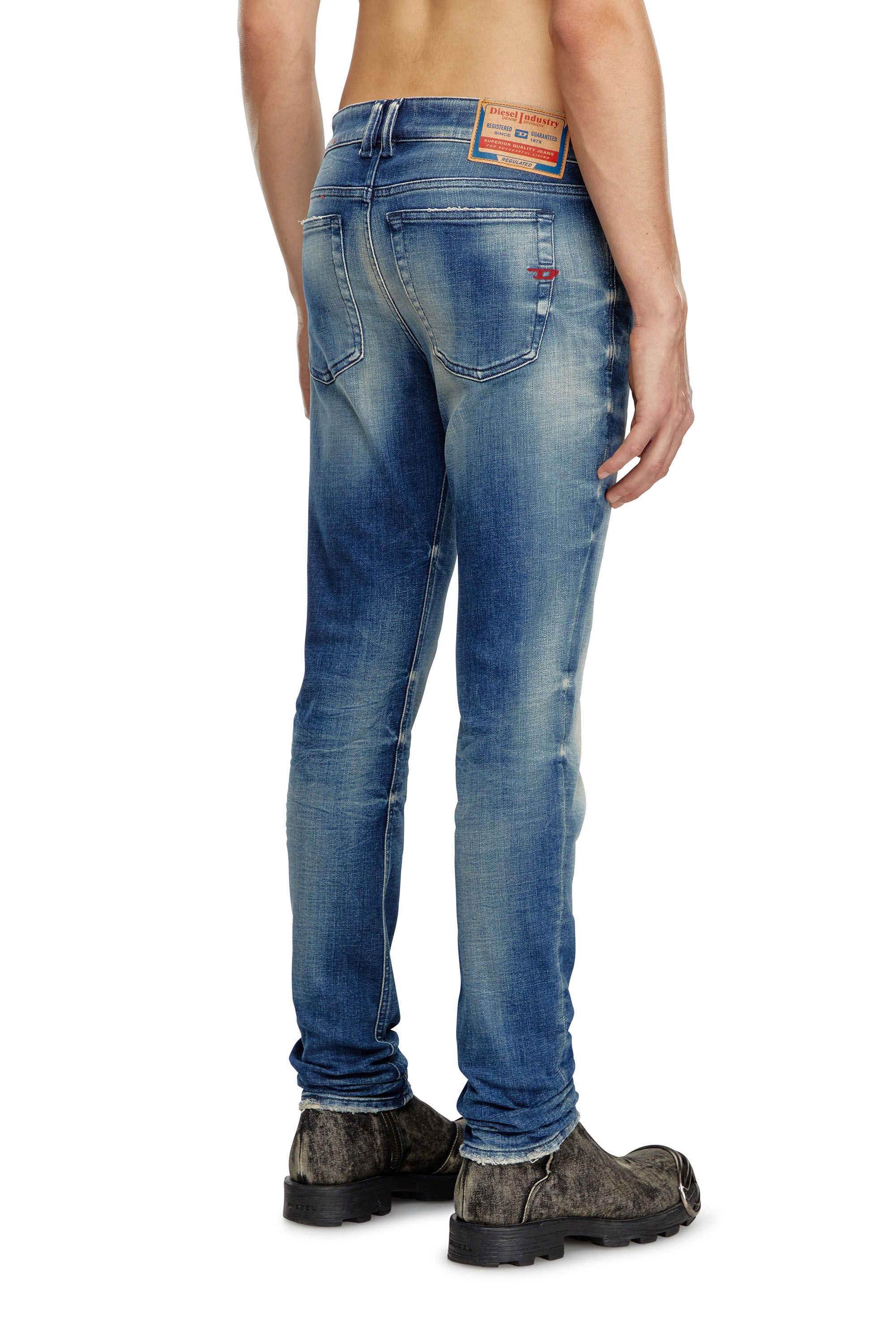 Diesel - Male's Skinny Jeans 1979 Sleenker 09J24, ミディアムブルー - 5