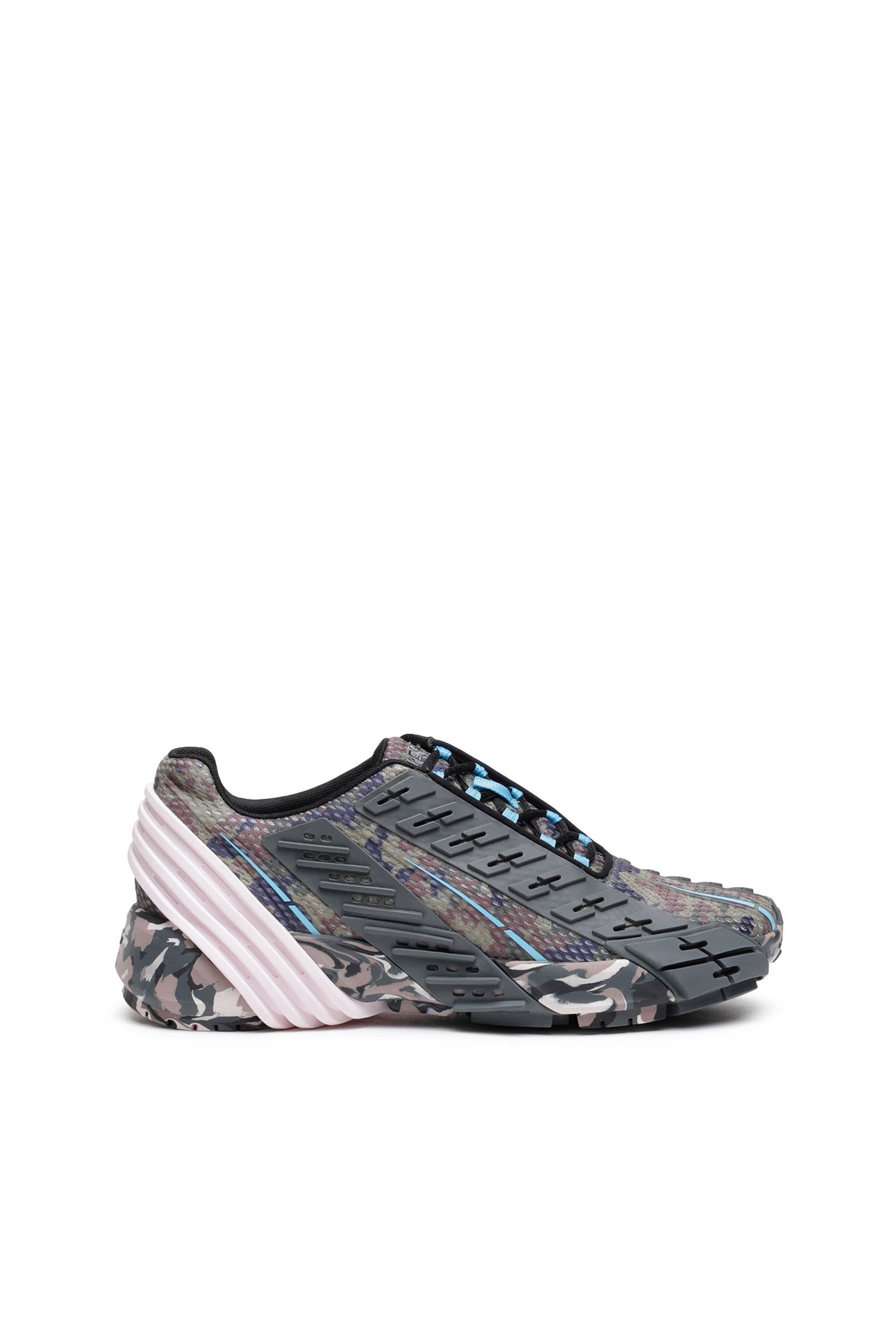 Diesel - S-PROTOTYPE LOW W, Female's メッシュ スニーカー - S-Prototype Low W in グレー/ブルー - 2