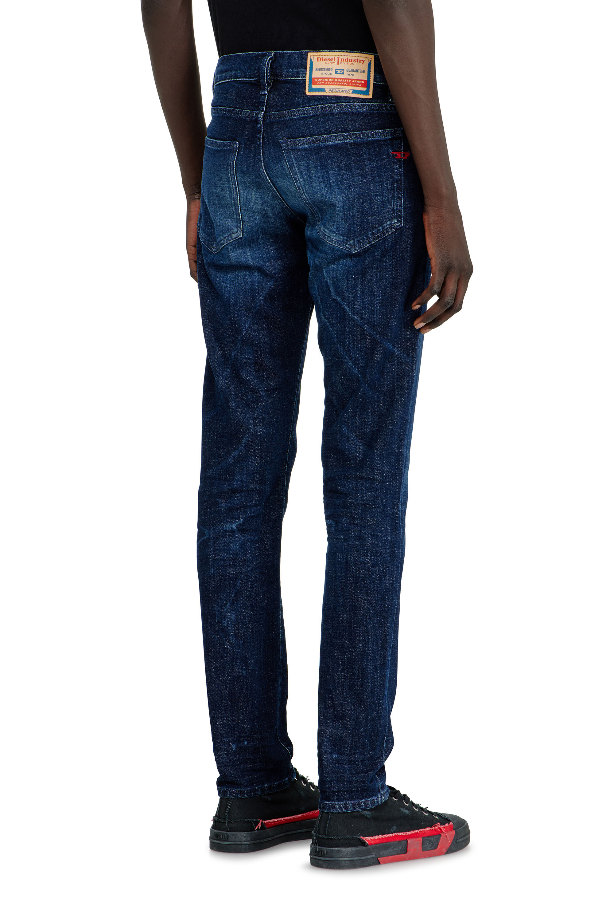 Diesel - Male's Slim Jeans 2019 D-Strukt 0ADBL, ダークブルー - 5