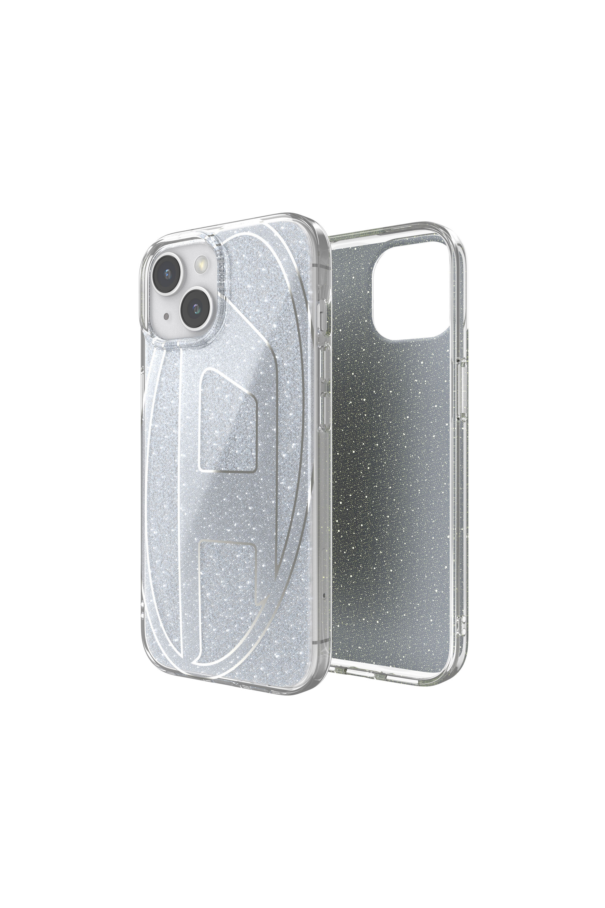 Diesel - 60031 AOP CASE, Unisex's iPhone 15 in シルバー - 1