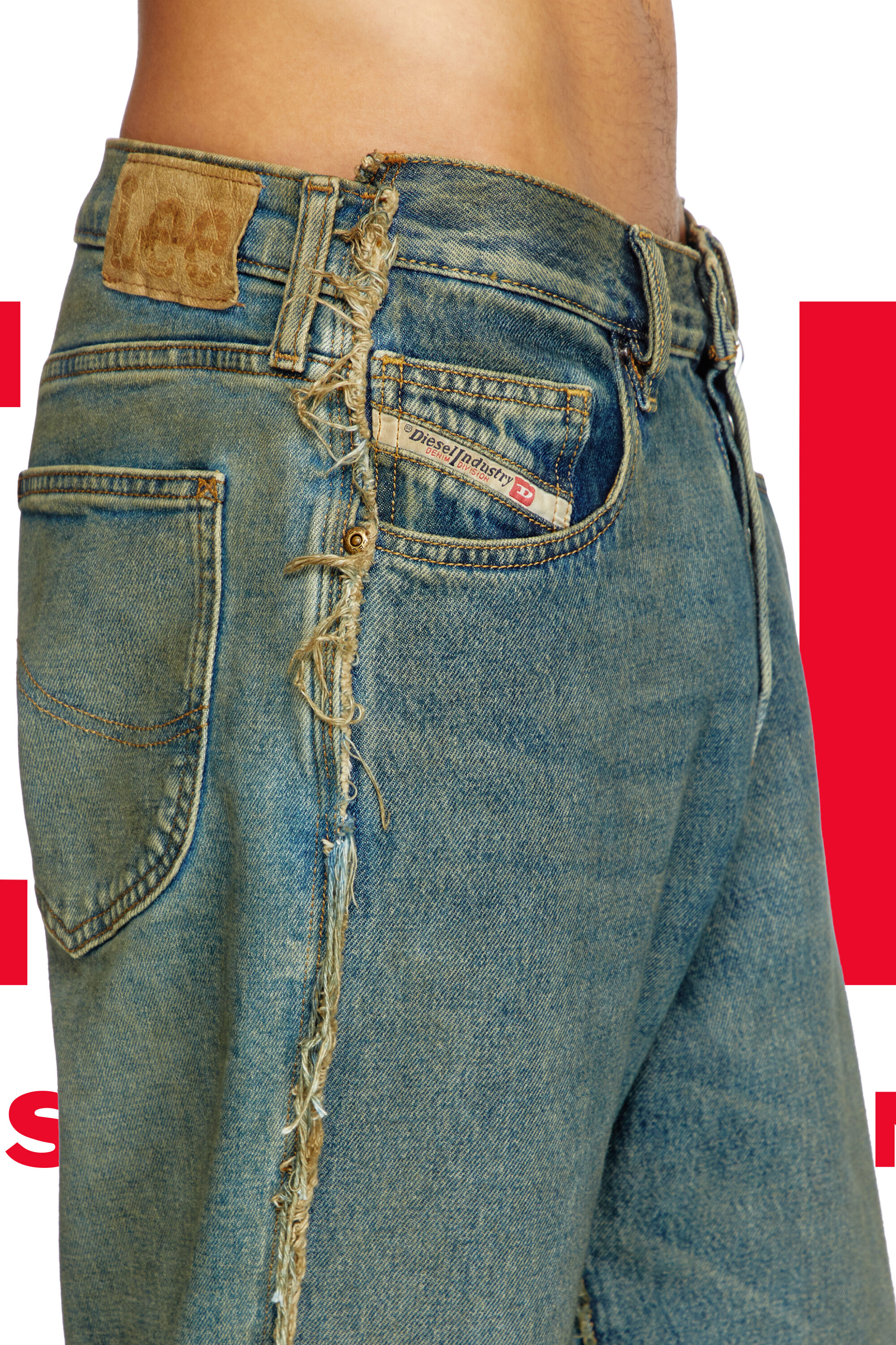 Diesel - Male's Regular Jeans Dieseloves 03 09M98, ダークブルー - 2