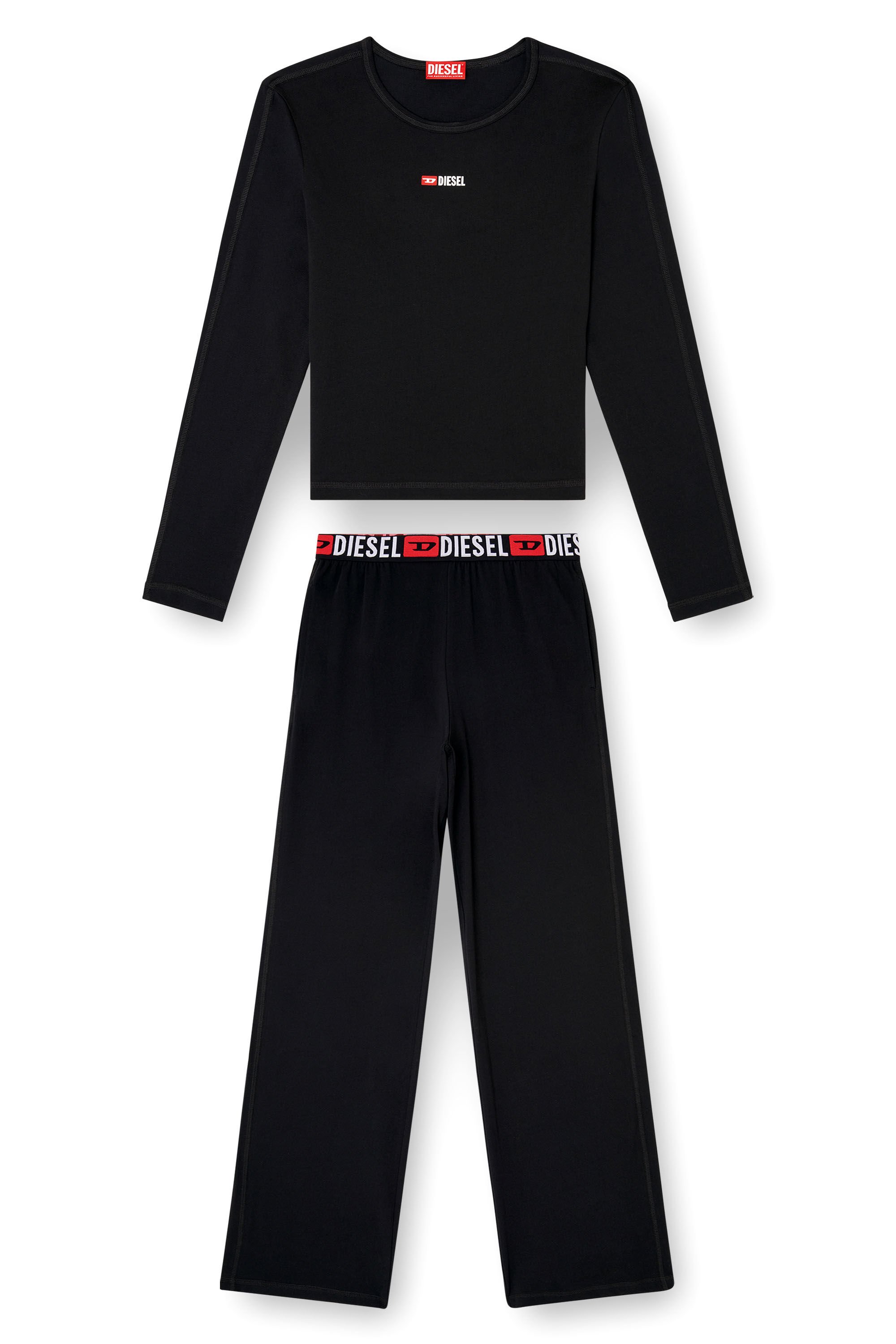 Diesel - SET-GILDA-D-CORE, Female's パジャマ in ブラック - 2