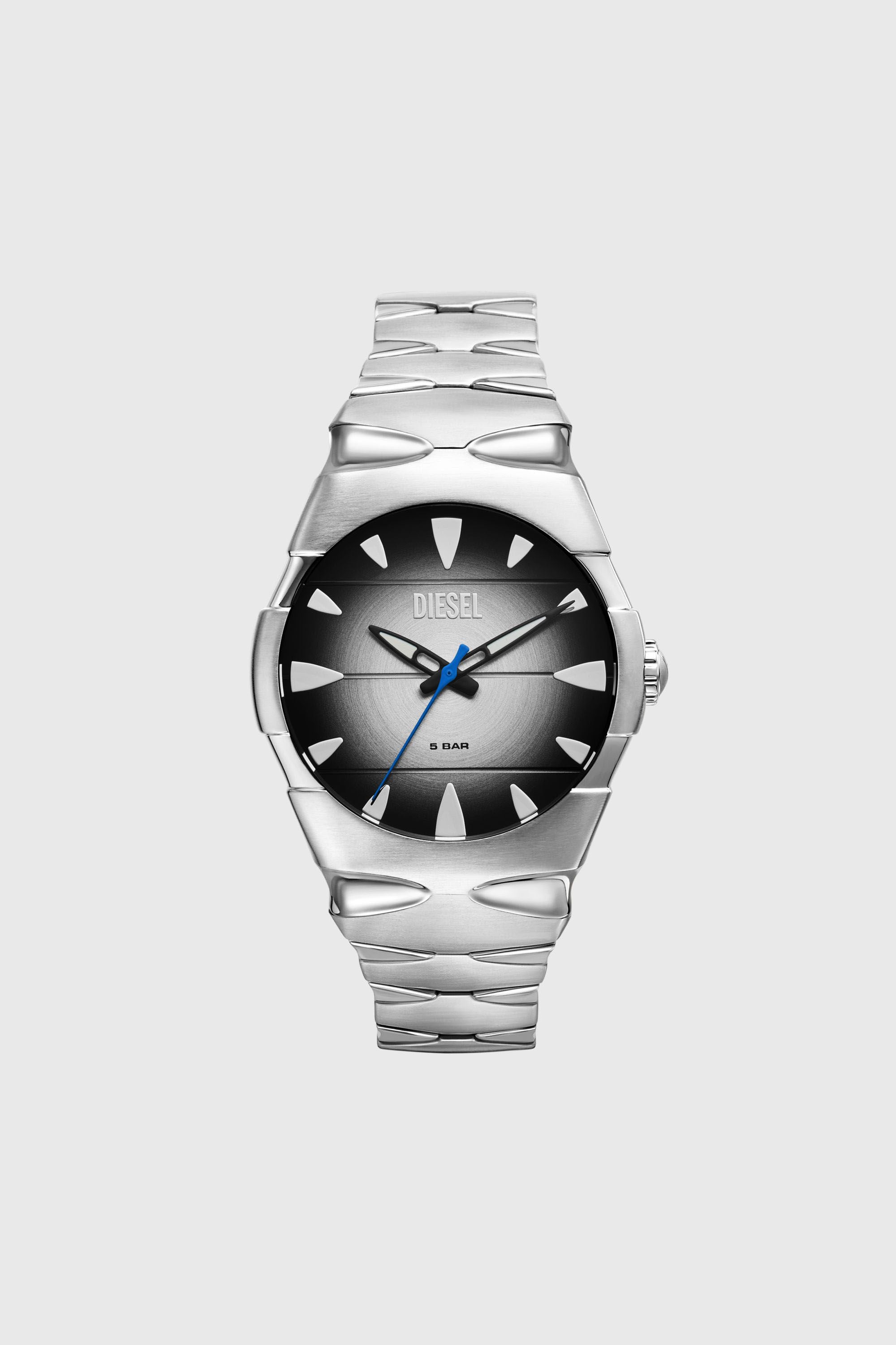 Diesel - DZ2224 WATCH, Male's D-Sruptor Three-Hand Stainless Steel Watch in シルバー - 1
