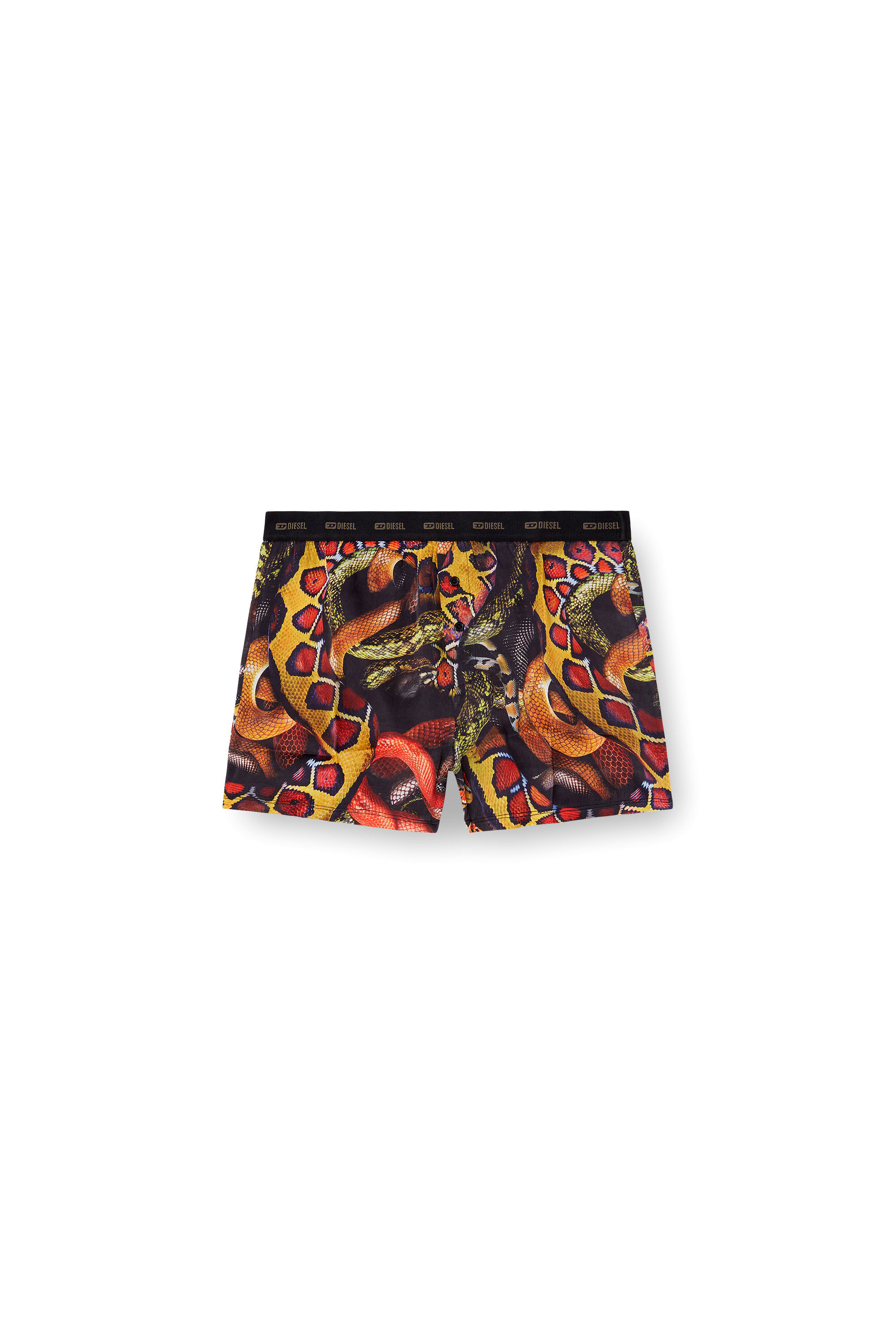 Diesel - STARK-UTLT-SNAKE, Male's Satin boxer shorts with snake print in マルチカラー - 2